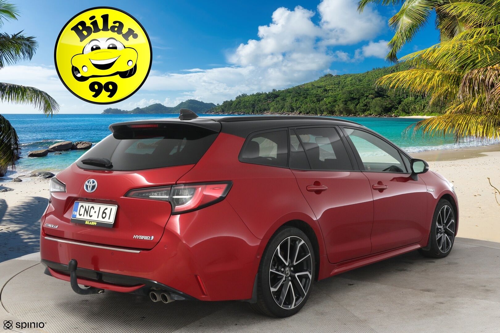 Toyota Corolla 2019 Touring Sports 2,0 Hybrid Premium - *HUD / Adapt. vakkari / Peruutuskamera / Nahkasisusta / Vetokoukku / JBL Audio / 2x Toyotan aluvanteet / Merkkihuollettu / Upea väriyhdistelmä*