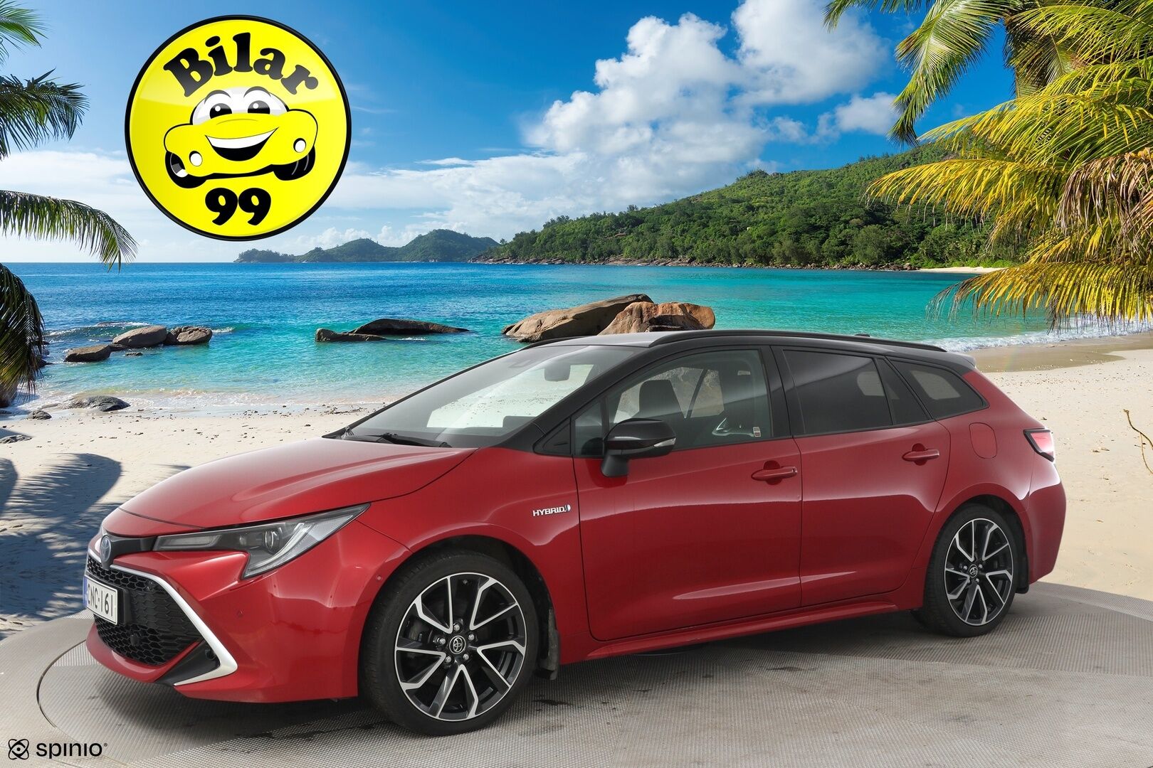 Toyota Corolla 2019 Touring Sports 2,0 Hybrid Premium - *HUD / Adapt. vakkari / Peruutuskamera / Nahkasisusta / Vetokoukku / JBL Audio / 2x Toyotan aluvanteet / Merkkihuollettu / Upea väriyhdistelmä*