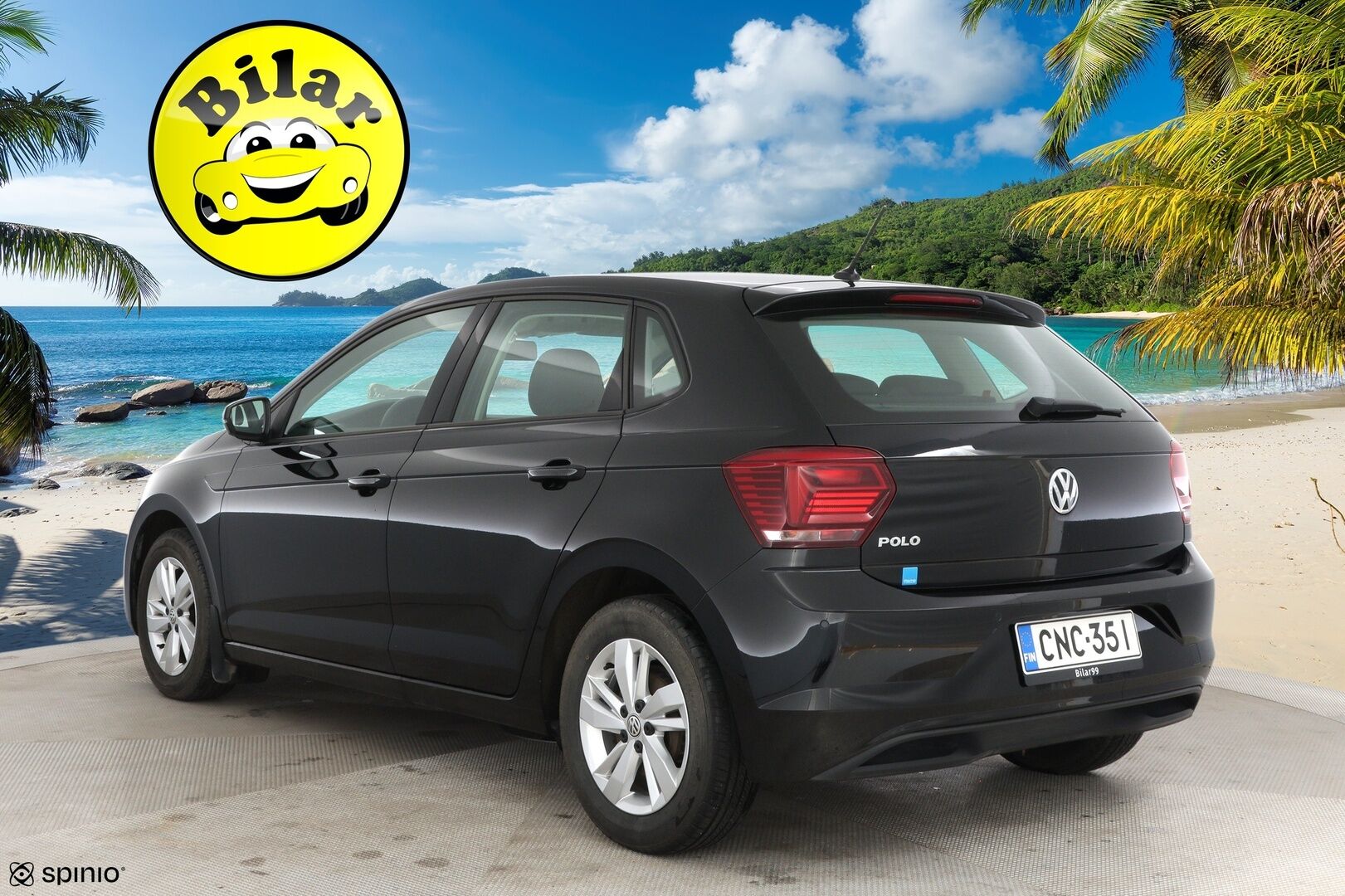 Volkswagen Polo 2019 Comfortline 1,0 TSI 70 kW (95 hv) DSG - Vakkari | Kahdet renkaat | Jakopää tehty ja juuri huollettu 6/26 | Tutkat | Apple ja Android Auto 