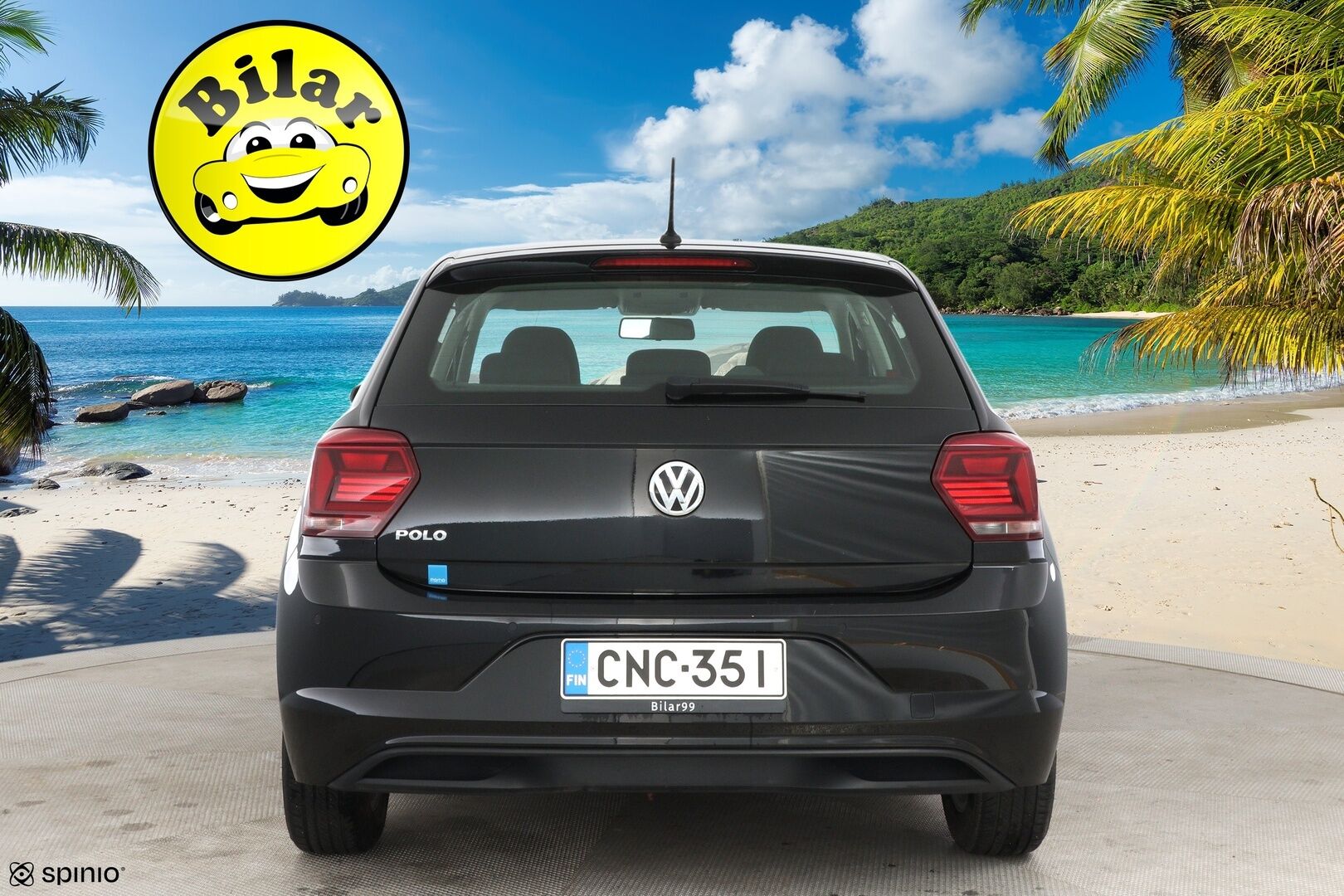 Volkswagen Polo 2019 Comfortline 1,0 TSI 70 kW (95 hv) DSG - Vakkari | Kahdet renkaat | Jakopää tehty ja juuri huollettu 6/26 | Tutkat | Apple ja Android Auto 