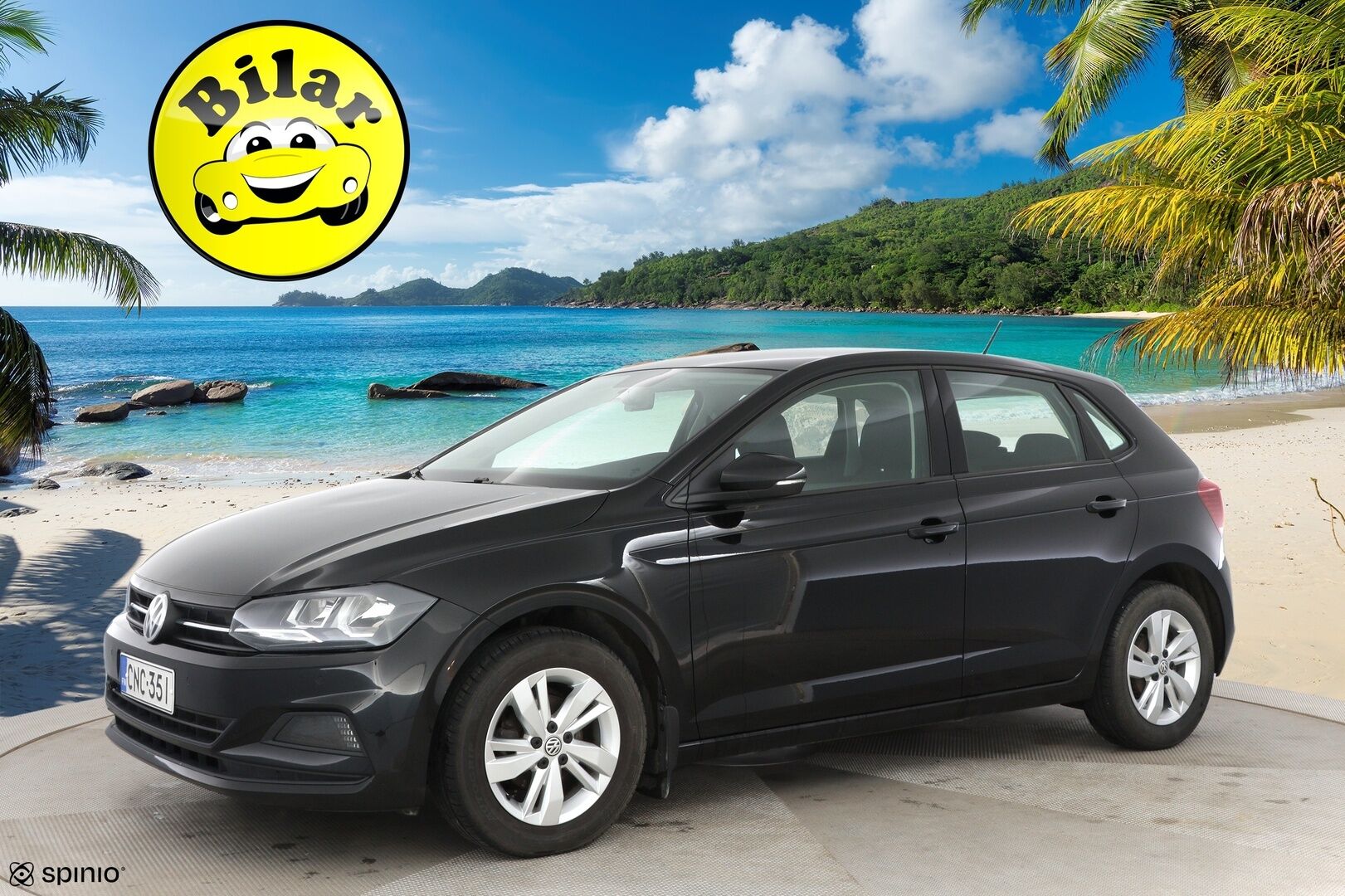 Volkswagen Polo 2019 Comfortline 1,0 TSI 70 kW (95 hv) DSG - Vakkari | Kahdet renkaat | Jakopää tehty ja juuri huollettu 6/26 | Tutkat | Apple ja Android Auto 