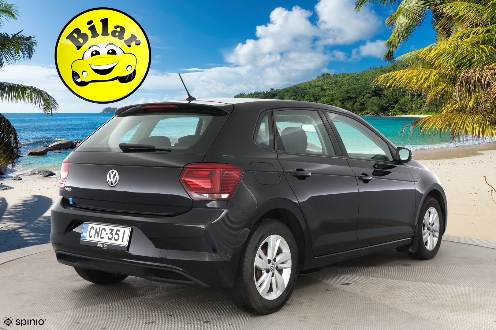 Volkswagen Polo 2019 Comfortline 1,0 TSI 70 kW (95 hv) DSG - Vakkari | Kahdet renkaat | Jakopää tehty ja juuri huollettu 6/26 | Tutkat | Apple ja Android Auto 