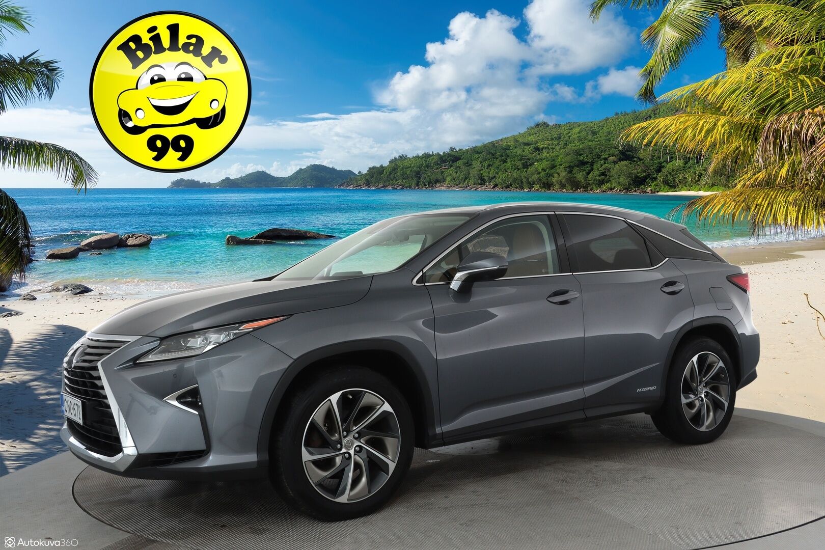 Lexus RX 2016 450h Hybrid 4WD A Executive ** HUD / 360° Kamera / LED-valot / Ilmastoidut Sporttinahat Muistilla / Webasto / Navi ** - 3,99 % KORKOTARJOUS TÄHÄN AUTOON - 