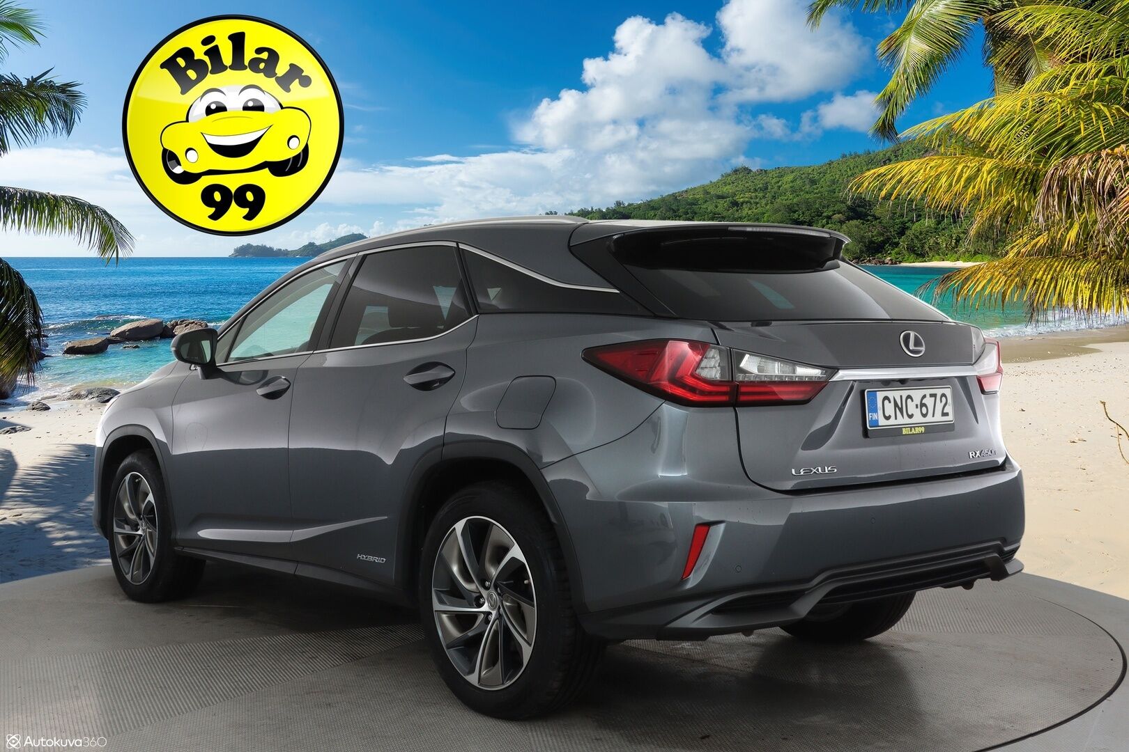 Lexus RX 2016 450h Hybrid 4WD A Executive ** HUD / 360° Kamera / LED-valot / Ilmastoidut Sporttinahat Muistilla / Webasto / Navi ** - 3,99 % KORKOTARJOUS TÄHÄN AUTOON - 