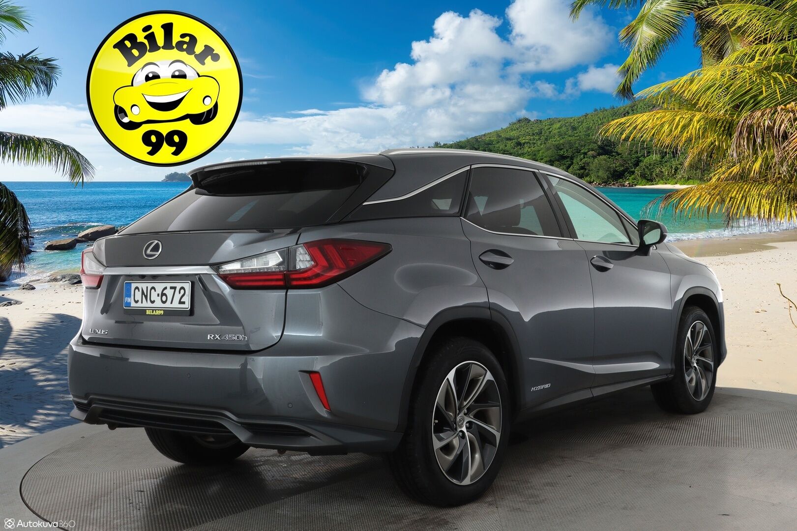 Lexus RX 2016 450h Hybrid 4WD A Executive ** HUD / 360° Kamera / LED-valot / Ilmastoidut Sporttinahat Muistilla / Webasto / Navi ** - 3,99 % KORKOTARJOUS TÄHÄN AUTOON - 