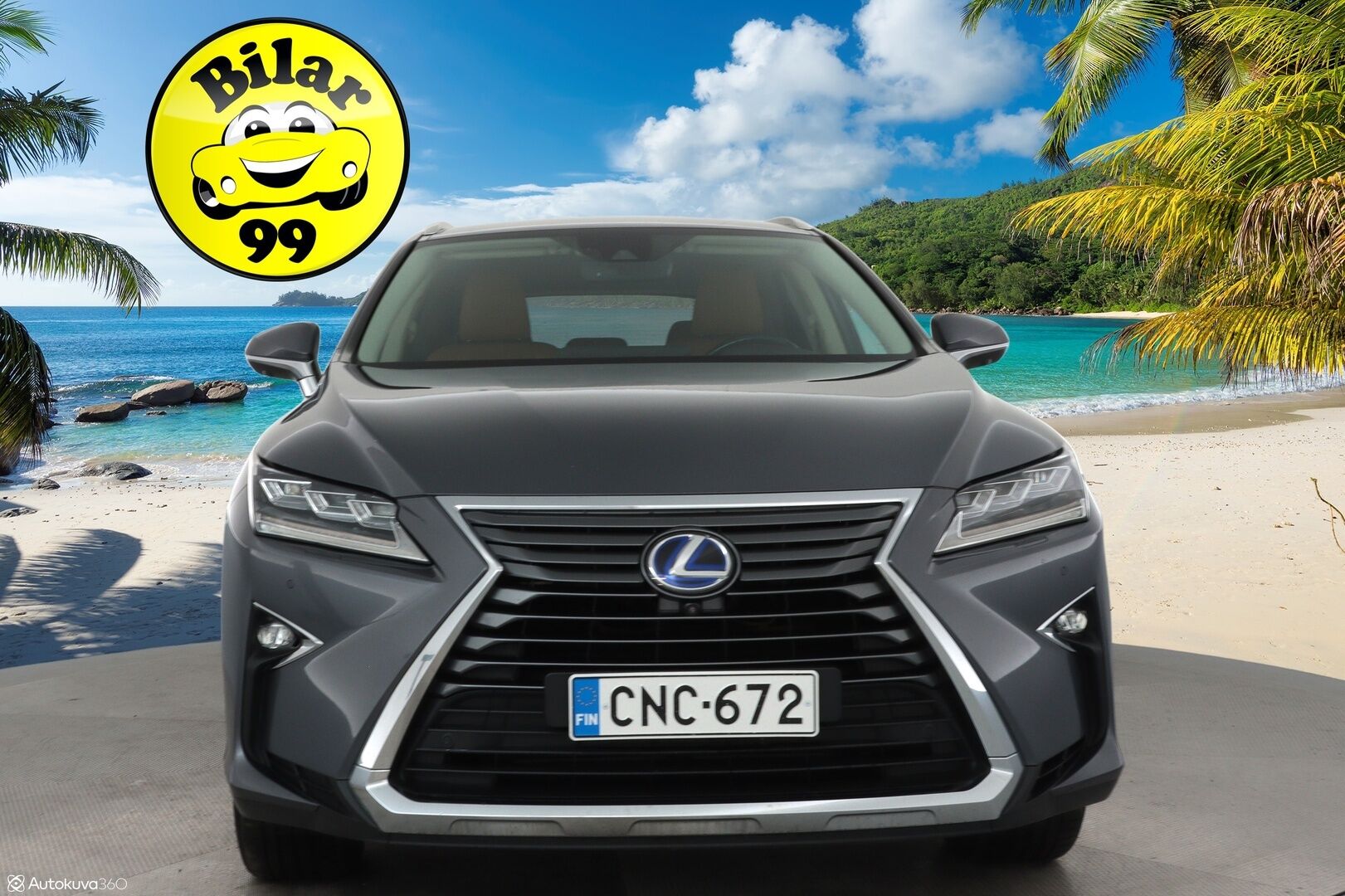 Lexus RX 2016 450h Hybrid 4WD A Executive ** HUD / 360° Kamera / LED-valot / Ilmastoidut Sporttinahat Muistilla / Webasto / Navi ** - 3,99 % KORKOTARJOUS TÄHÄN AUTOON - 