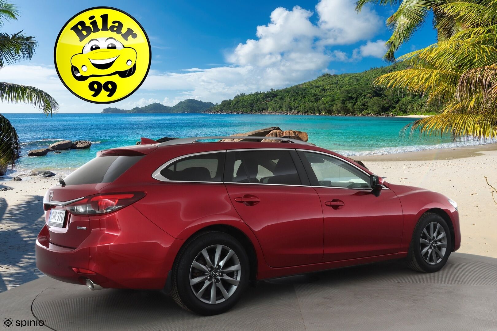 Mazda Mazda6 2019 Sport Wagon 2,0 (165) SKYACTIV-G Vision 6AT 5ov ZQ1 * ACC / Lohko / HUD / P.Kamera / Apple/Android * - 1.Om Suomi-auto / kahdet Renkaat - HULLUT AVAJAISHULINAT KORKOTARJOUS 3,29 %