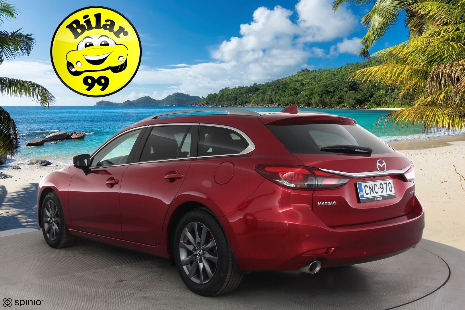 Mazda Mazda6 2019 Sport Wagon 2,0 (165) SKYACTIV-G Vision 6AT 5ov ZQ1 * ACC / Lohko / HUD / P.Kamera / Apple/Android * - 1.Om Suomi-auto / kahdet Renkaat - HULLUT AVAJAISHULINAT KORKOTARJOUS 3,29 %