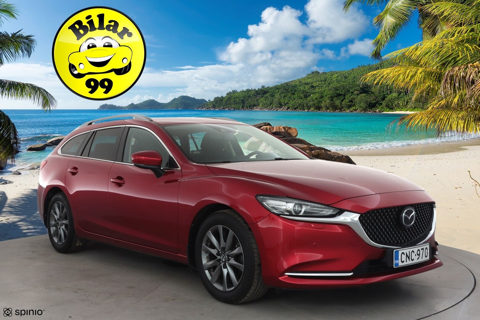 Mazda Mazda6 2019 Sport Wagon 2,0 (165) SKYACTIV-G Vision 6AT 5ov ZQ1 * ACC / Lohko / HUD / P.Kamera / Apple/Android * - 1.Om Suomi-auto / kahdet Renkaat - HULLUT AVAJAISHULINAT KORKOTARJOUS 3,29 %