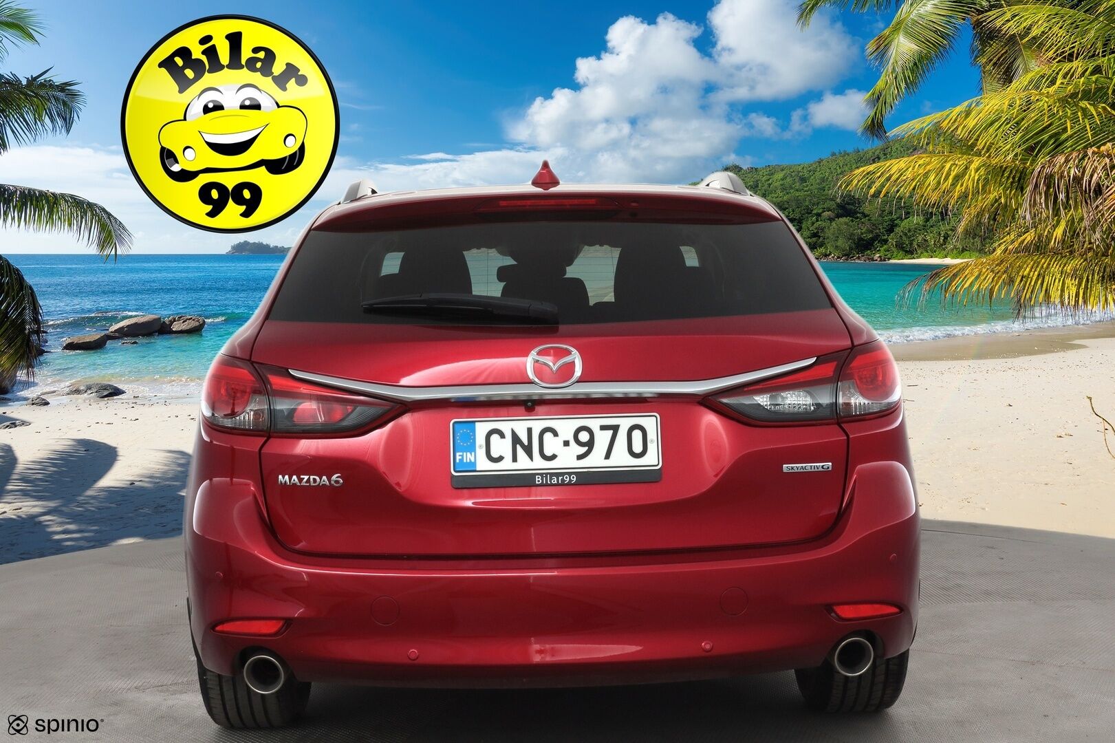 Mazda Mazda6 2019 Sport Wagon 2,0 (165) SKYACTIV-G Vision 6AT 5ov ZQ1 * ACC / Lohko / HUD / P.Kamera / Apple/Android * - 1.Om Suomi-auto / kahdet Renkaat - HULLUT AVAJAISHULINAT KORKOTARJOUS 3,29 %