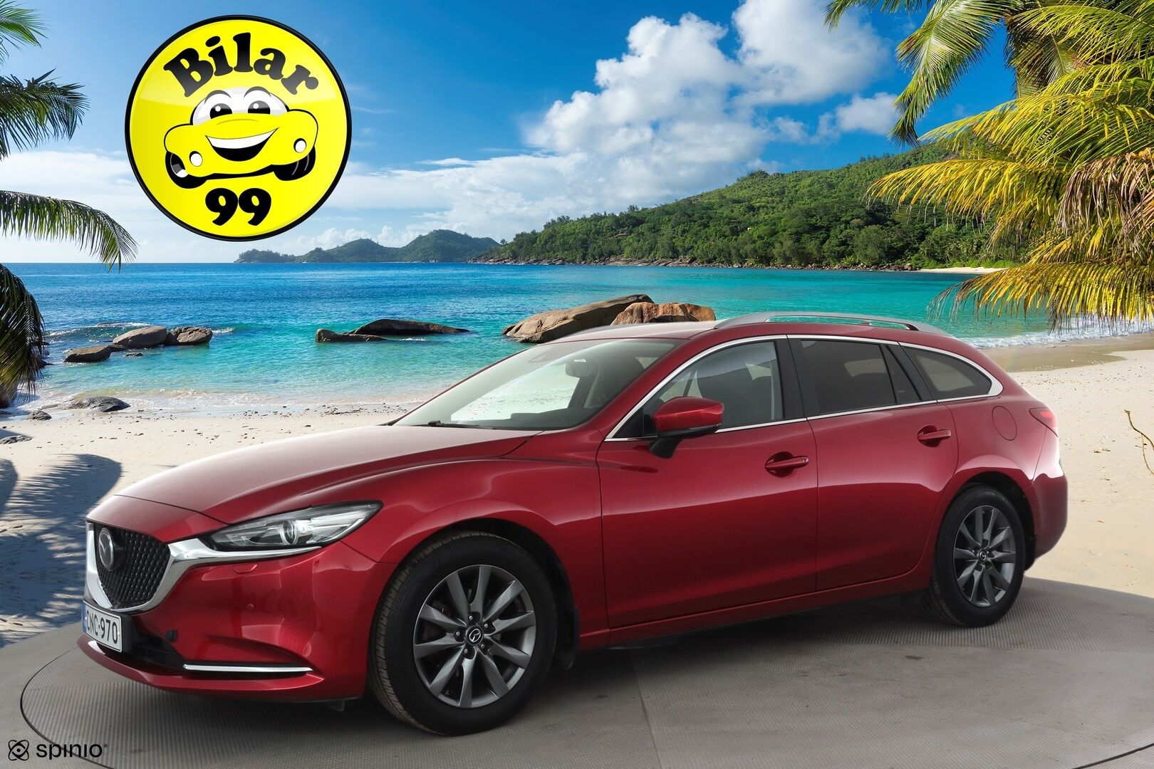 Mazda Mazda6 2019 Sport Wagon 2,0 (165) SKYACTIV-G Vision 6AT 5ov ZQ1 * ACC / Lohko / HUD / P.Kamera / Apple/Android * - 1.Om Suomi-auto / kahdet Renkaat - HULLUT AVAJAISHULINAT KORKOTARJOUS 3,29 %
