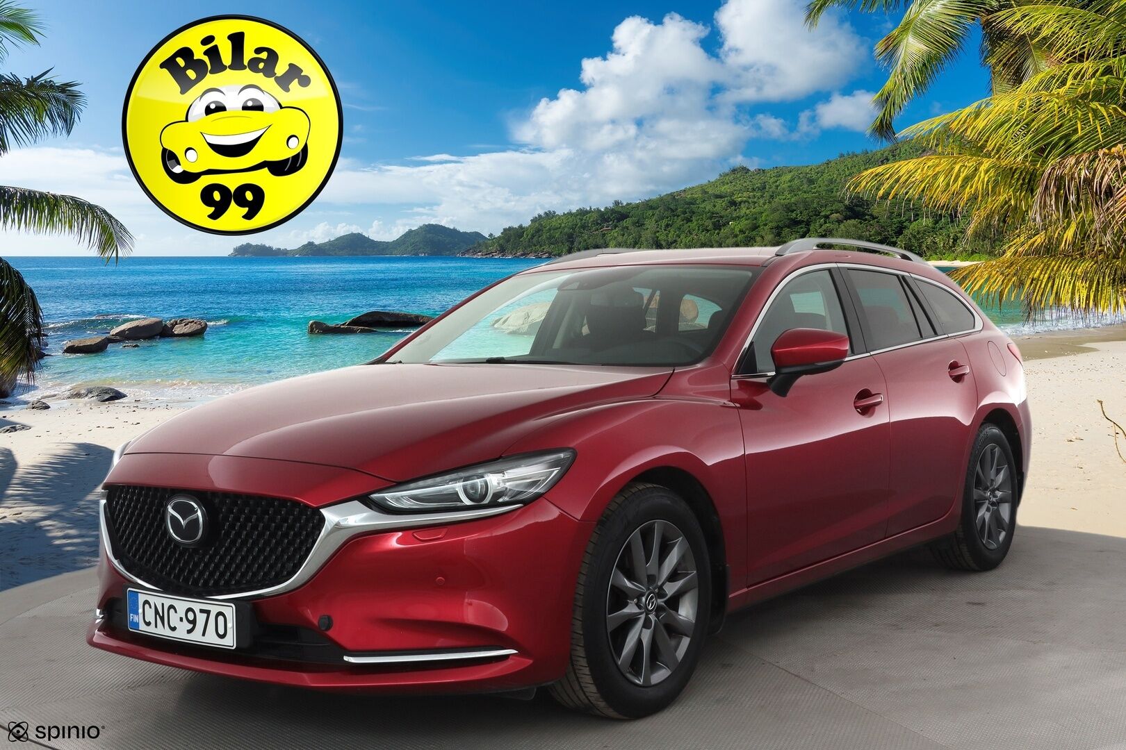 Mazda Mazda6 2019 Sport Wagon 2,0 (165) SKYACTIV-G Vision 6AT 5ov ZQ1 * ACC / Lohko / HUD / P.Kamera / Apple/Android * - 1.Om Suomi-auto / kahdet Renkaat - HULLUT AVAJAISHULINAT KORKOTARJOUS 3,29 %