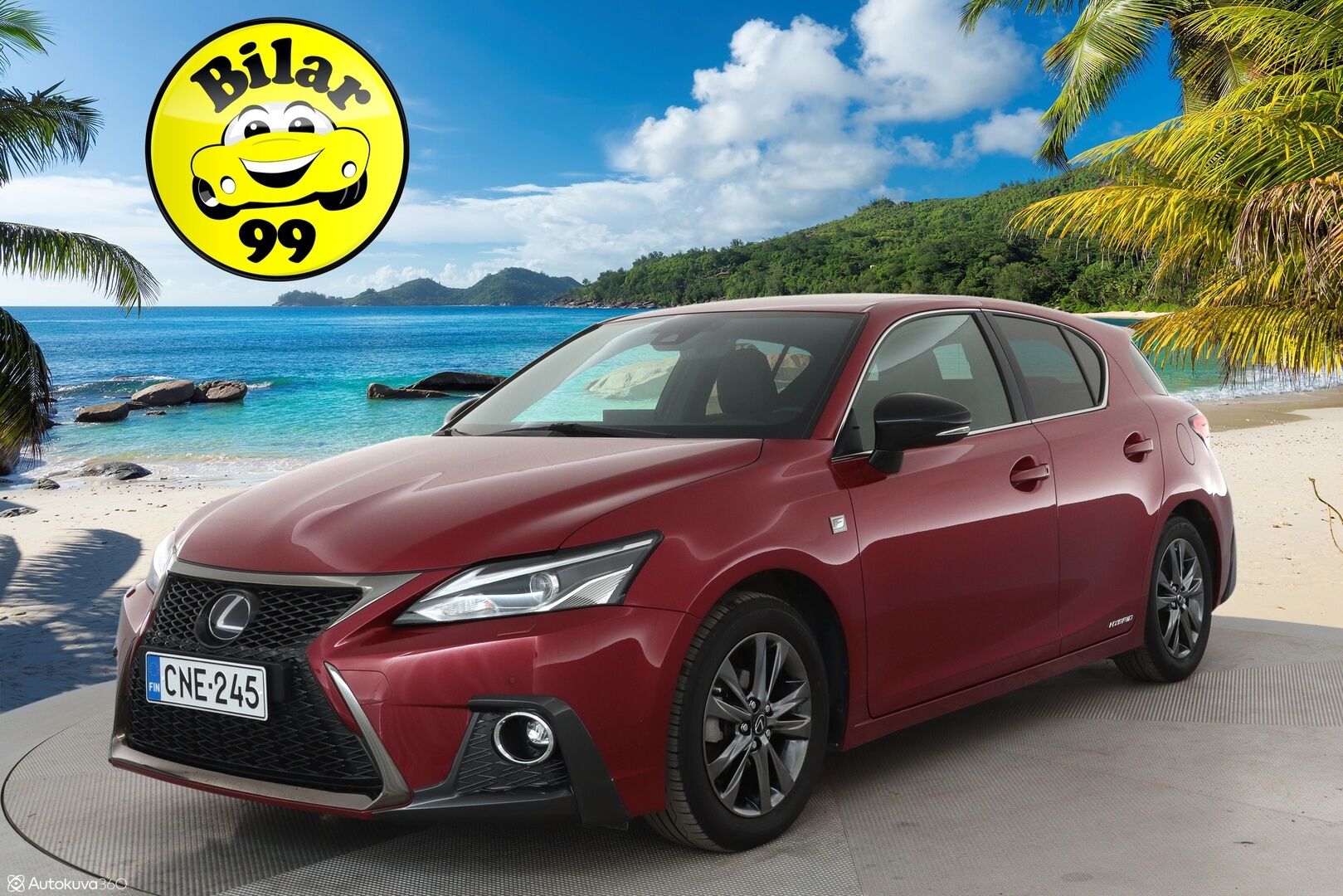 Lexus CT 2019 200h F Sport **Merkkihuollettu / Adapt. vakkari / P.kamera / Kaistavahti / KeylessGo / LED / Kahdet renkaat**