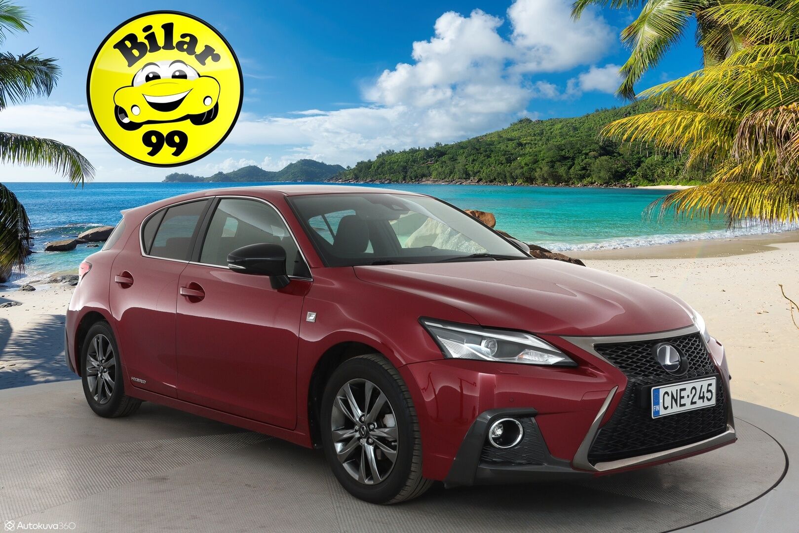 Lexus CT 2019 200h F Sport **Merkkihuollettu / Adapt. vakkari / P.kamera / Kaistavahti / KeylessGo / LED / Kahdet renkaat**
