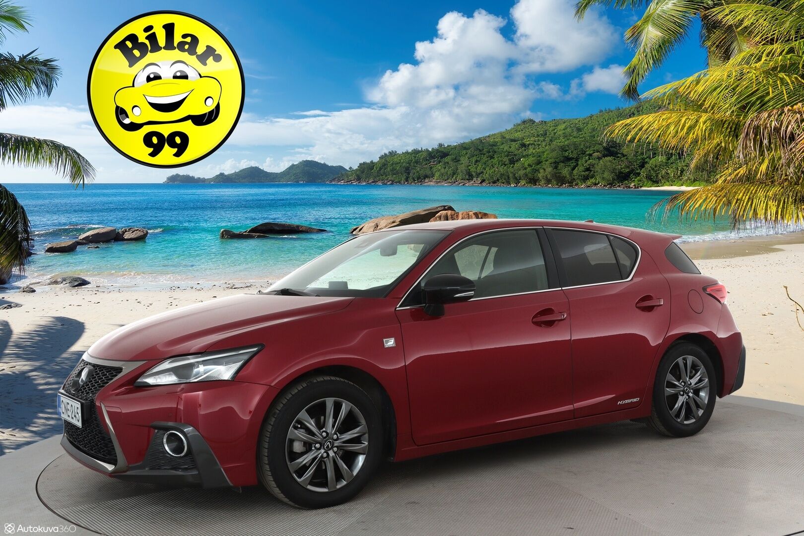 Lexus CT 2019 200h F Sport **Merkkihuollettu / Adapt. vakkari / P.kamera / Kaistavahti / KeylessGo / LED / Kahdet renkaat**