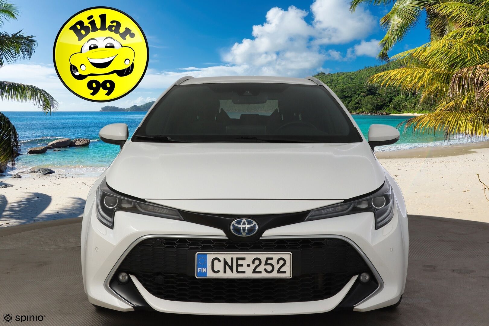 Toyota Corolla 2019 Touring Sports 2,0 Hybrid Style * ACC / P-Kamera / KeylessGo / Sähkökontti / Nahka-alcantra sisusta / Navi * - 2 x Vanteet & Renkaat / Merkkihuoltohistoria / Musta sisäkatto