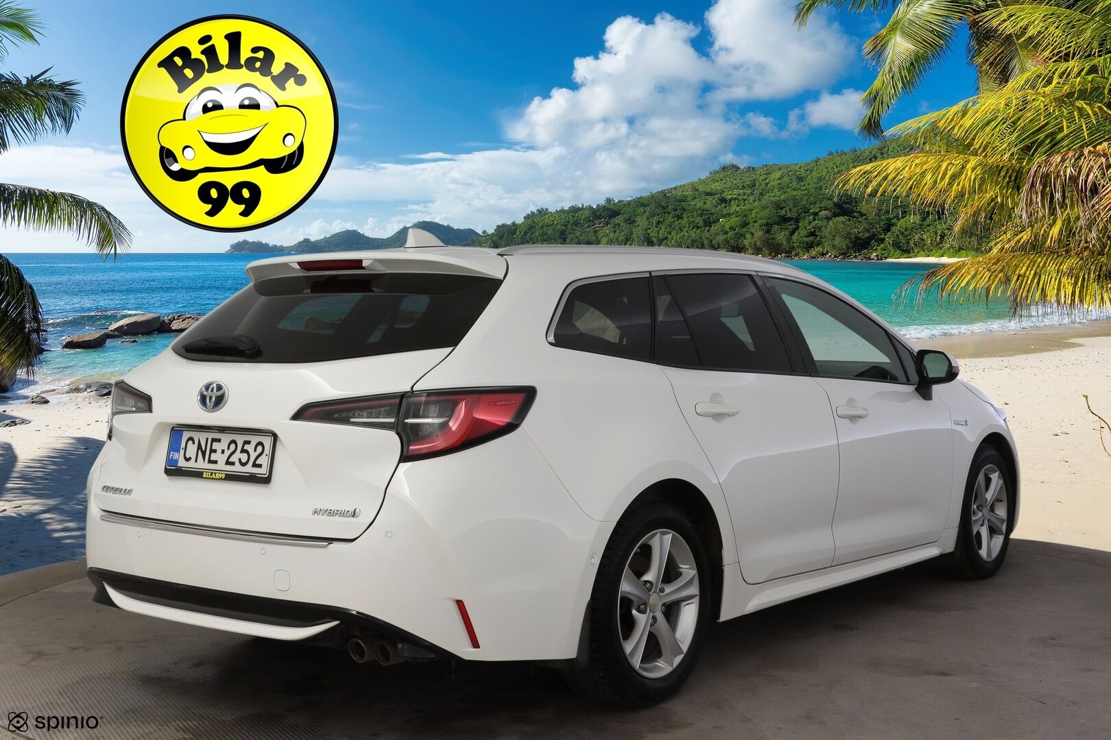 Toyota Corolla 2019 Touring Sports 2,0 Hybrid Style * ACC / P-Kamera / KeylessGo / Sähkökontti / Nahka-alcantra sisusta / Navi * - 2 x Vanteet & Renkaat / Merkkihuoltohistoria / Musta sisäkatto