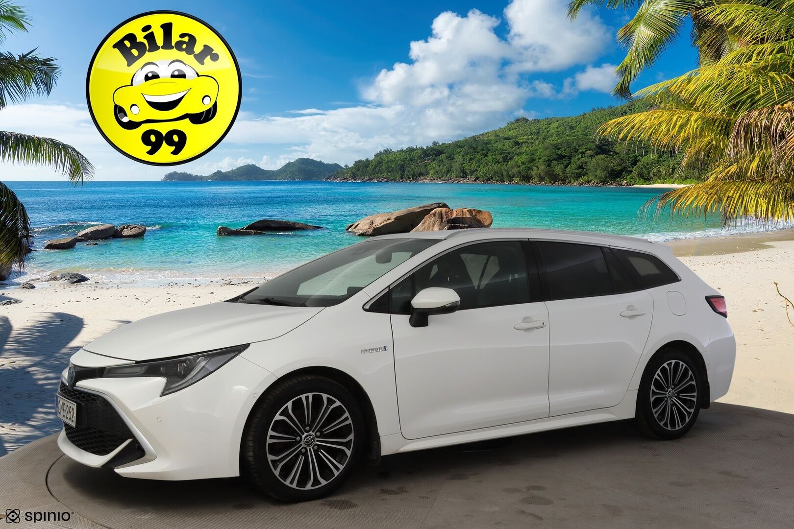 Toyota Corolla 2019 Touring Sports 2,0 Hybrid Style * ACC / P-Kamera / KeylessGo / Sähkökontti / Nahka-alcantra sisusta / Navi * - 2 x Vanteet & Renkaat / Merkkihuoltohistoria / Musta sisäkatto