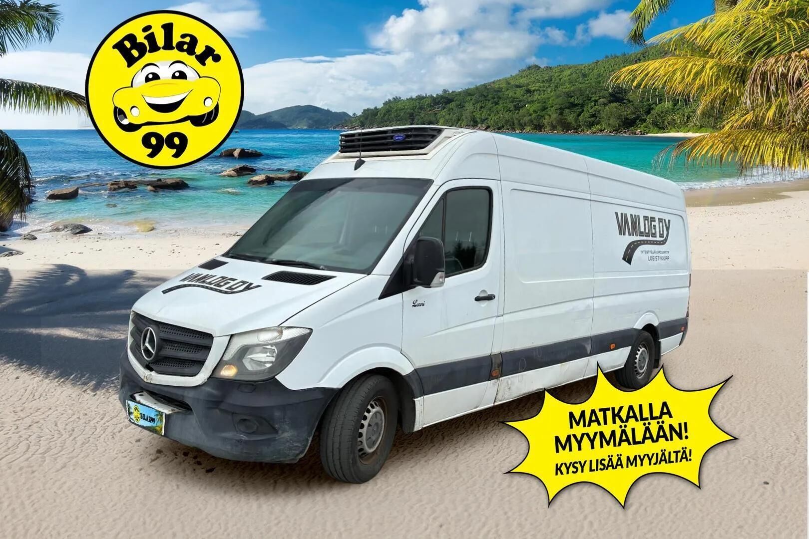 Mercedes-Benz Sprinter 2016 316CDI-3,55/43K Pitkä A3 A * YritysOutlet - Myydään vain yrityksille * - ALV / Kylmä-auto / Webasto / Vakkari / Viimeisin huolto 8/25 