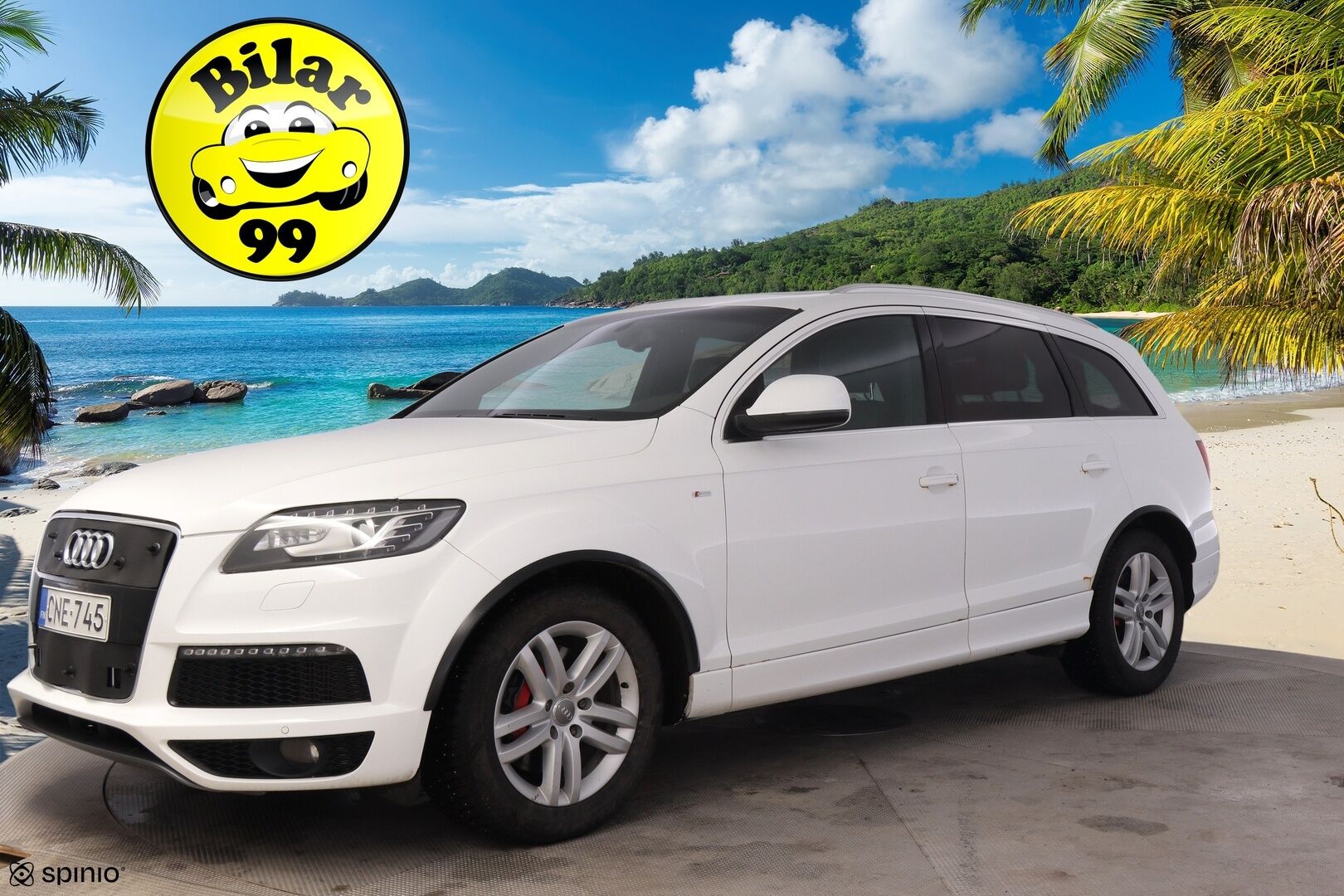 Audi Q7 2010 3,0 V6 TDI DPF 176 kW quattro tiptronic - YritysOutlet - Myydään vain yrityksille - 7- Paikkainen / Bose / Ilma-alusta / Nahat muistilla / Lohko / Koukku