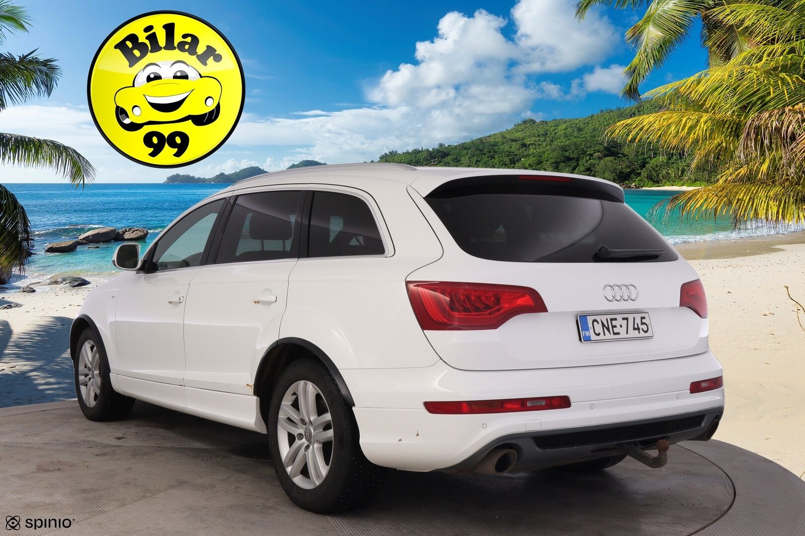 Audi Q7 2010 3,0 V6 TDI DPF 176 kW quattro tiptronic - YritysOutlet - Myydään vain yrityksille - 7- Paikkainen / Bose / Ilma-alusta / Nahat muistilla / Lohko / Koukku