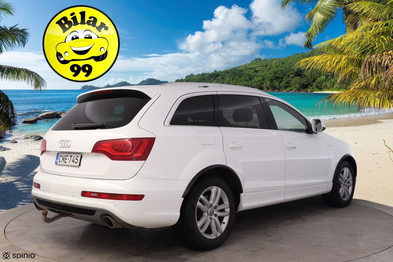 Audi Q7 2010 3,0 V6 TDI DPF 176 kW quattro tiptronic - YritysOutlet - Myydään vain yrityksille - 7- Paikkainen / Bose / Ilma-alusta / Nahat muistilla / Lohko / Koukku