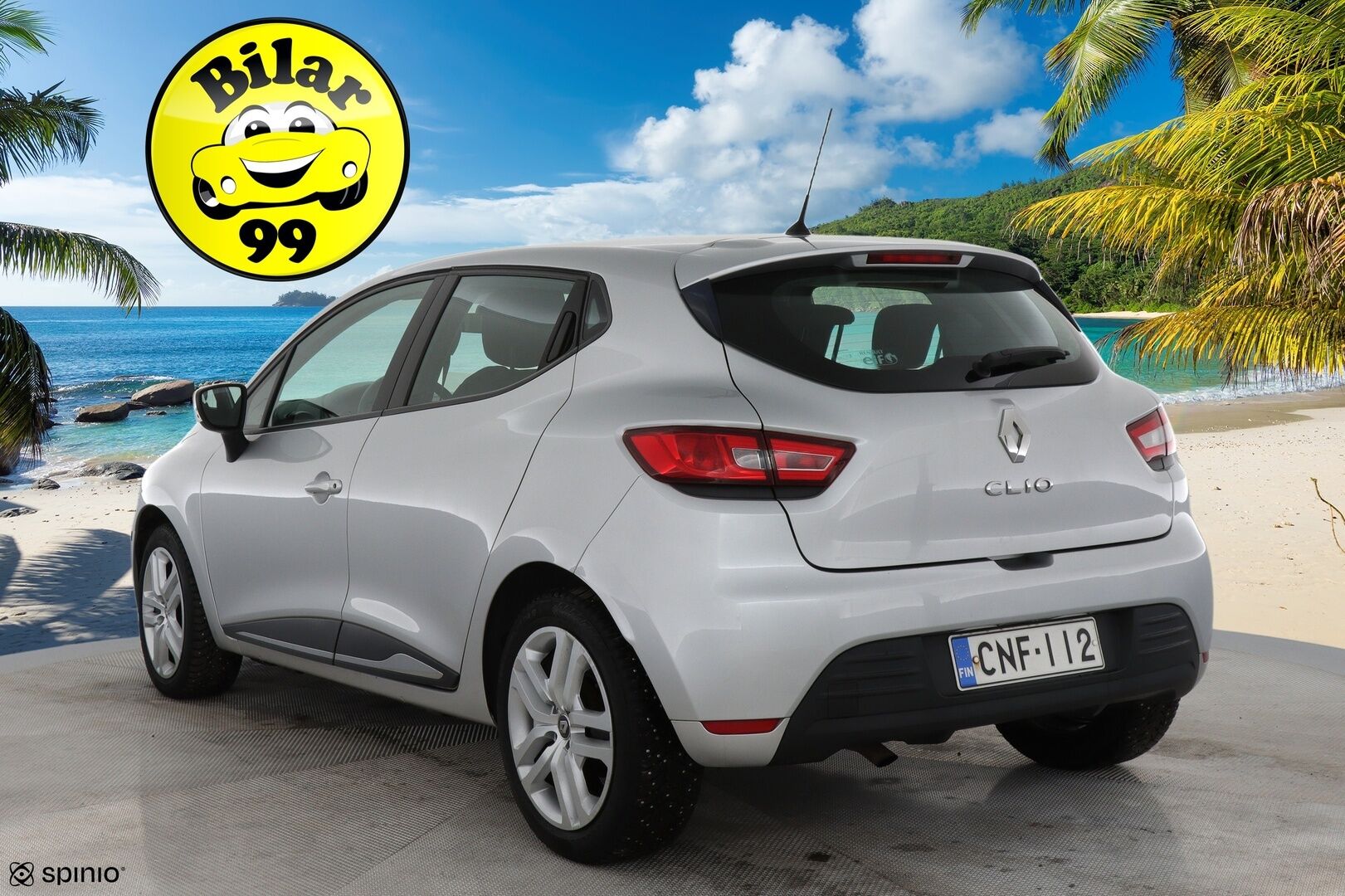 Renault Clio 2019 TCe 90 Fête / Vakkari / Navi / Lohkolämmitin+sisäpuhallin / Bluetooth / Ilmastointi - 2-om. Suomi-auto / 2x vanteet / Uudet Nokian nastarenkaat!