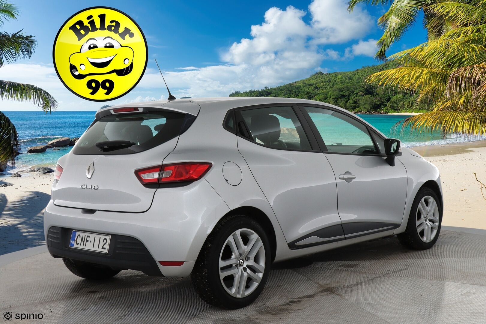 Renault Clio 2019 TCe 90 Fête / Vakkari / Navi / Lohkolämmitin+sisäpuhallin / Bluetooth / Ilmastointi - 2-om. Suomi-auto / 2x vanteet / Uudet Nokian nastarenkaat!