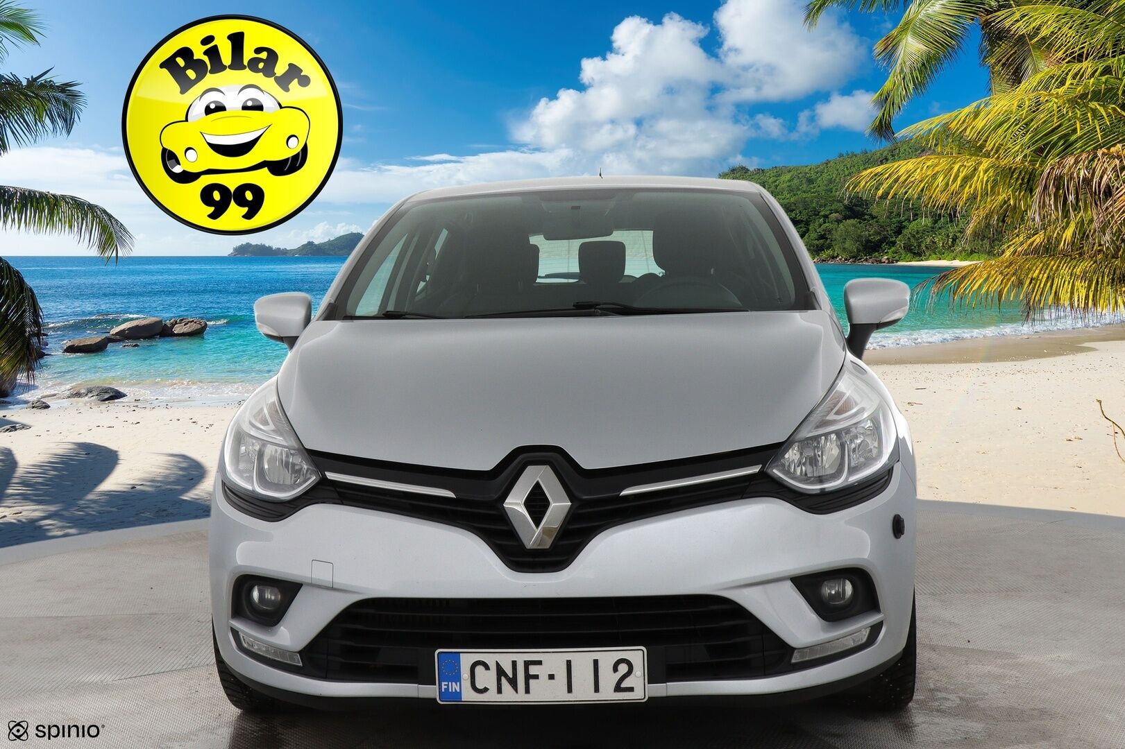 Renault Clio 2019 TCe 90 Fête / Vakkari / Navi / Lohkolämmitin+sisäpuhallin / Bluetooth / Ilmastointi - 2-om. Suomi-auto / 2x vanteet / Uudet Nokian nastarenkaat!