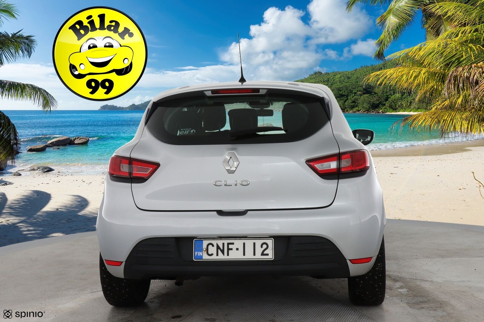 Renault Clio 2019 TCe 90 Fête / Vakkari / Navi / Lohkolämmitin+sisäpuhallin / Bluetooth / Ilmastointi - 2-om. Suomi-auto / 2x vanteet / Uudet Nokian nastarenkaat!
