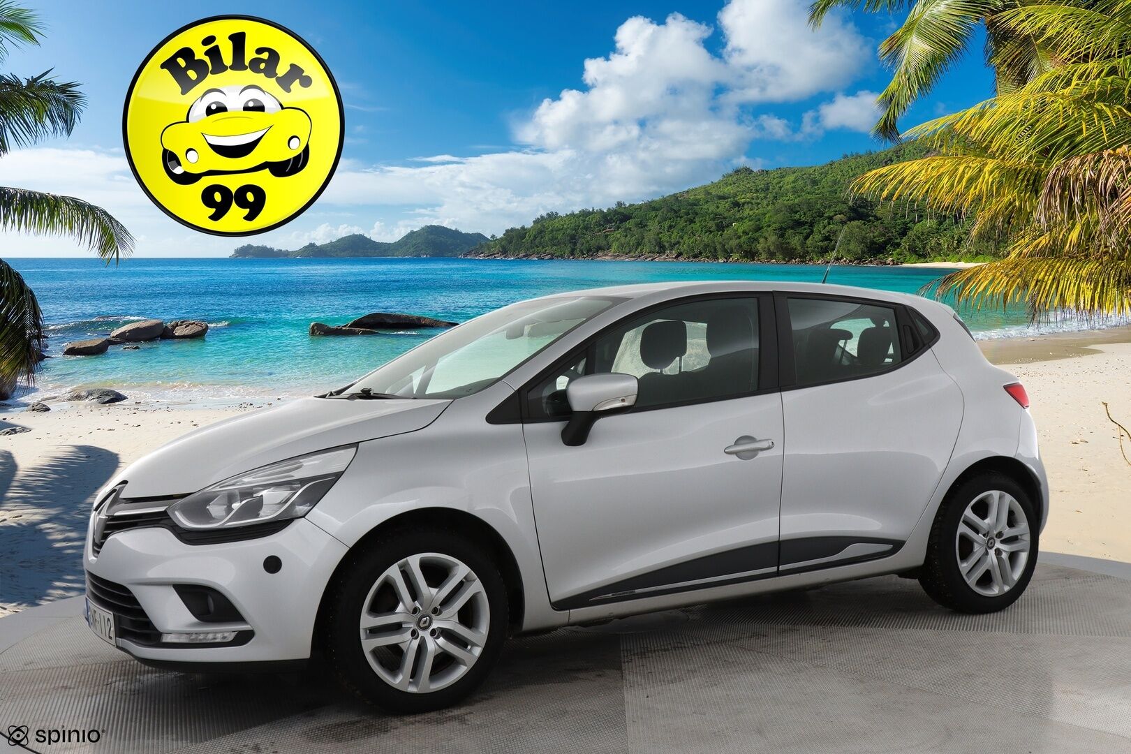 Renault Clio 2019 TCe 90 Fête / Vakkari / Navi / Lohkolämmitin+sisäpuhallin / Bluetooth / Ilmastointi - 2-om. Suomi-auto / 2x vanteet / Uudet Nokian nastarenkaat!