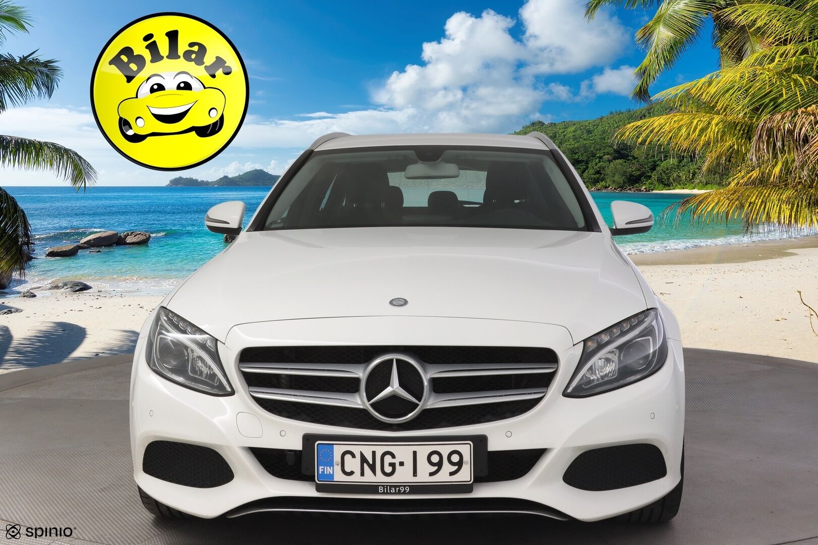 Mercedes-Benz C 2017 250 BlueTec A Premium Business - | Vakionopeudensäädin | Lohkolämmitin sisäpistokkeella | Kahdet hyväkuntoiset renkaat alumiinivanteilla | Navi | Sähköluukku | Särmät huollot |