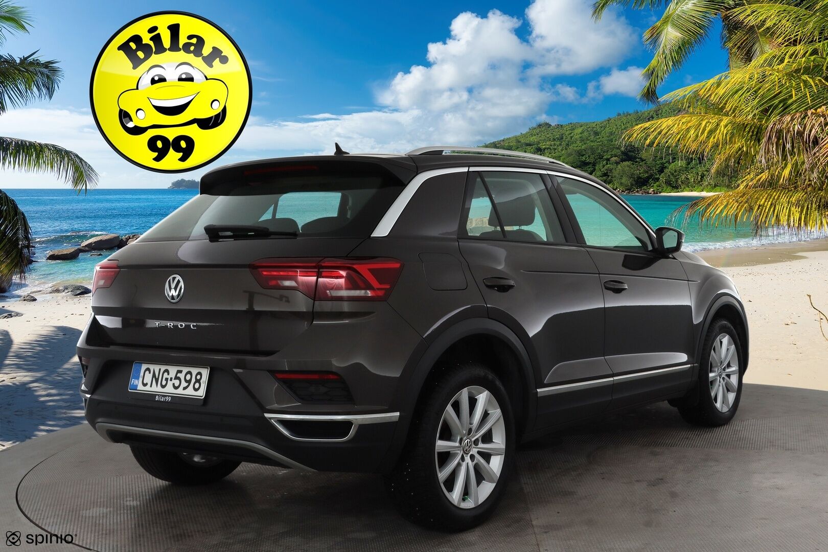 Volkswagen T-Roc 2019 Sport 1,5 TSI EVO 110 kW (150 hv) DSG-automaatti * Webasto / Adapt.Vakkari / Digimittari / LED / KeylessGo / P-Tutkat - Suomi-auto / Kahdet renkaat aluvanteilla / Siisti!