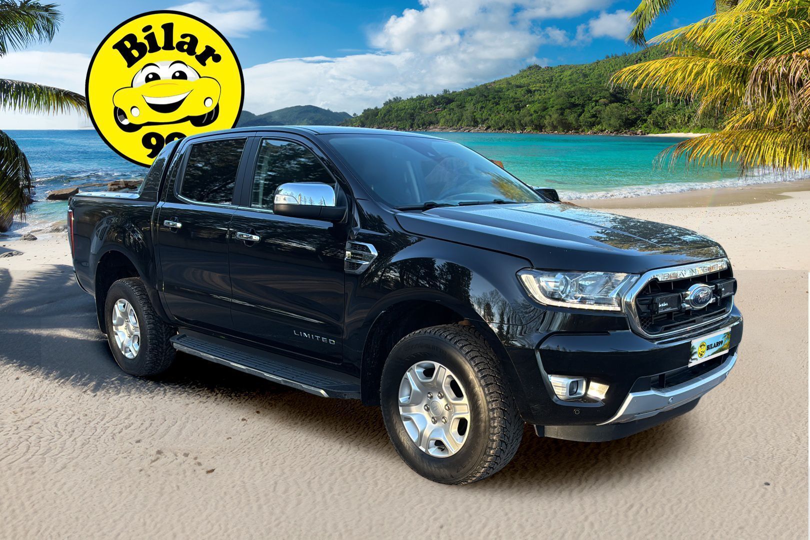 Ford Ranger 2019 Double Cab 2,0 TDCi 213 hp A10 4x4 Limited / Webasto / Nahkaverhoilu / Vetokoukku / Peruutuskamera / Astinlaudat / - HULLUT AVAJAISHULINAT KORKOTARJOUS 3,29 %