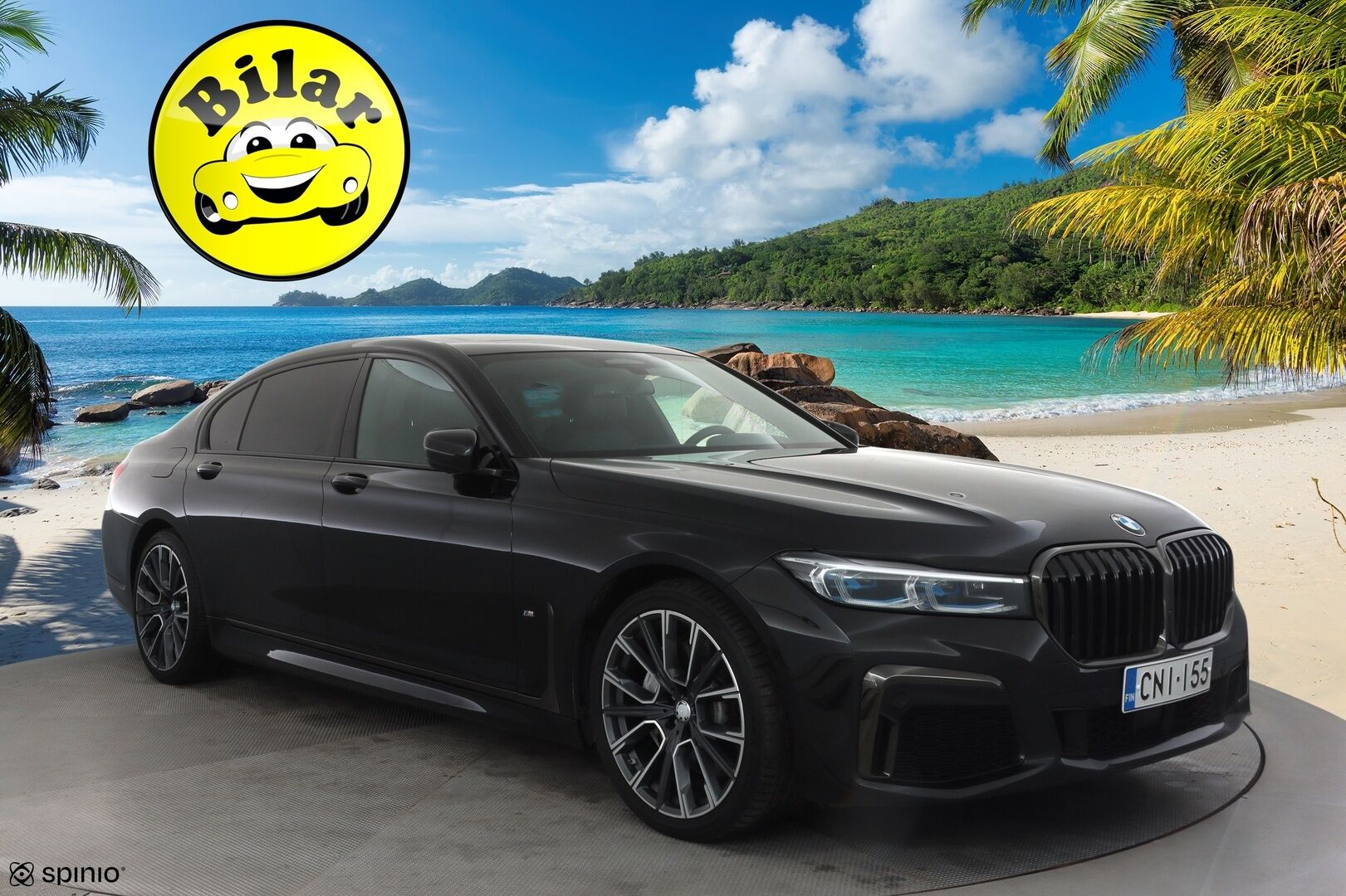 BMW 745 2020 G12 Sedan 745Le A xDrive M-Sport - | ACC | HUD | Comfort nahat muistilla | Laser | H/K | Sky Lounge | Panorama | Sähk. takapenkit | DAP | Eleohjaus | Comfort Access | P.kamera |