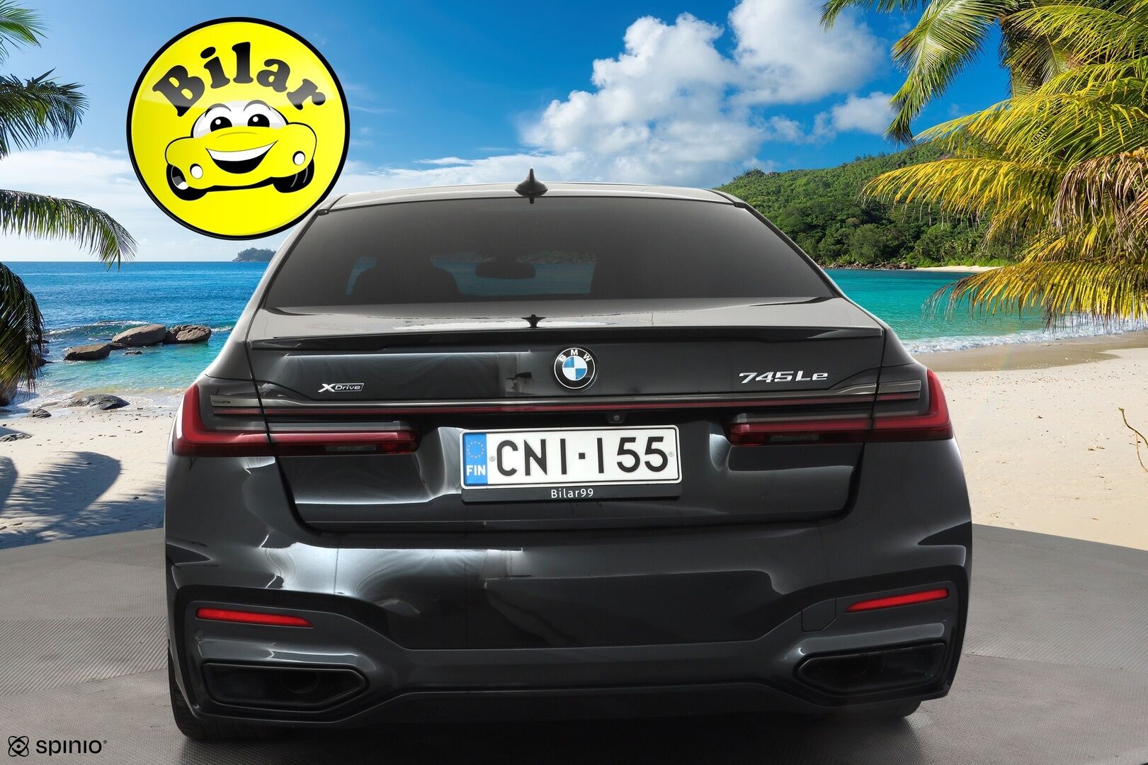 BMW 745 2020 G12 Sedan 745Le A xDrive M-Sport - | ACC | HUD | Comfort nahat muistilla | Laser | H/K | Sky Lounge | Panorama | Sähk. takapenkit | DAP | Eleohjaus | Comfort Access | P.kamera |