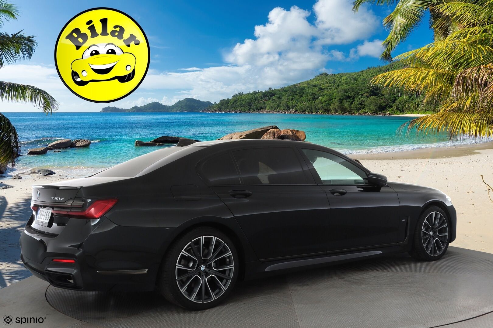 BMW 745 2020 G12 Sedan 745Le A xDrive M-Sport - | ACC | HUD | Comfort nahat muistilla | Laser | H/K | Sky Lounge | Panorama | Sähk. takapenkit | DAP | Eleohjaus | Comfort Access | P.kamera |