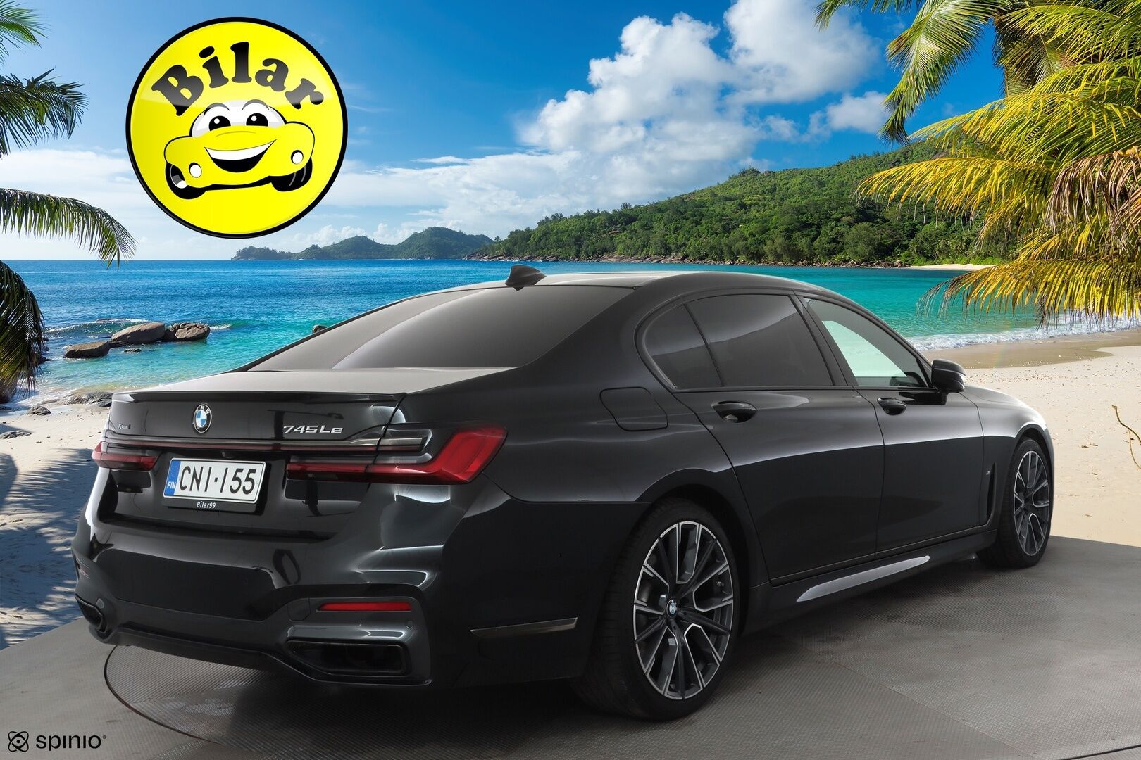 BMW 745 2020 G12 Sedan 745Le A xDrive M-Sport - | ACC | HUD | Comfort nahat muistilla | Laser | H/K | Sky Lounge | Panorama | Sähk. takapenkit | DAP | Eleohjaus | Comfort Access | P.kamera |