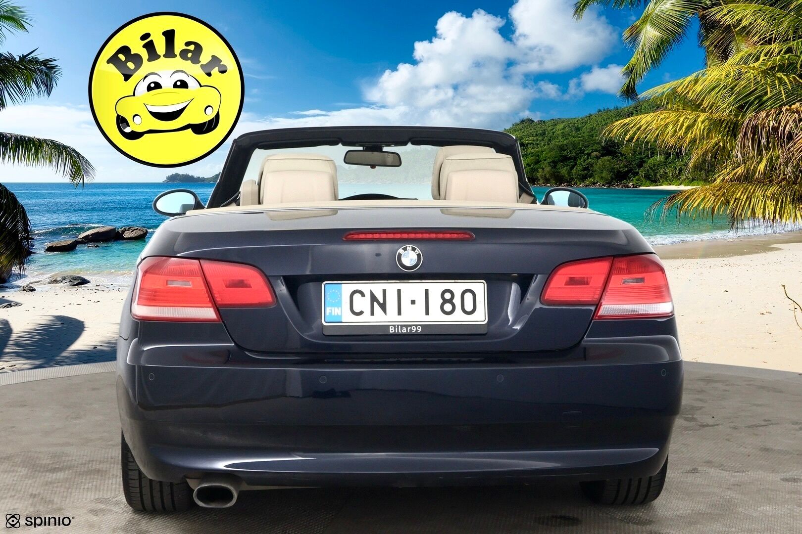 BMW 320 2009 E93 Cabrio - Muistipenkki | Vaalea nahkasisusta | Lohko + sisäp. | Xenon | P. Tutkat | Vakkari | 2x Renkaat