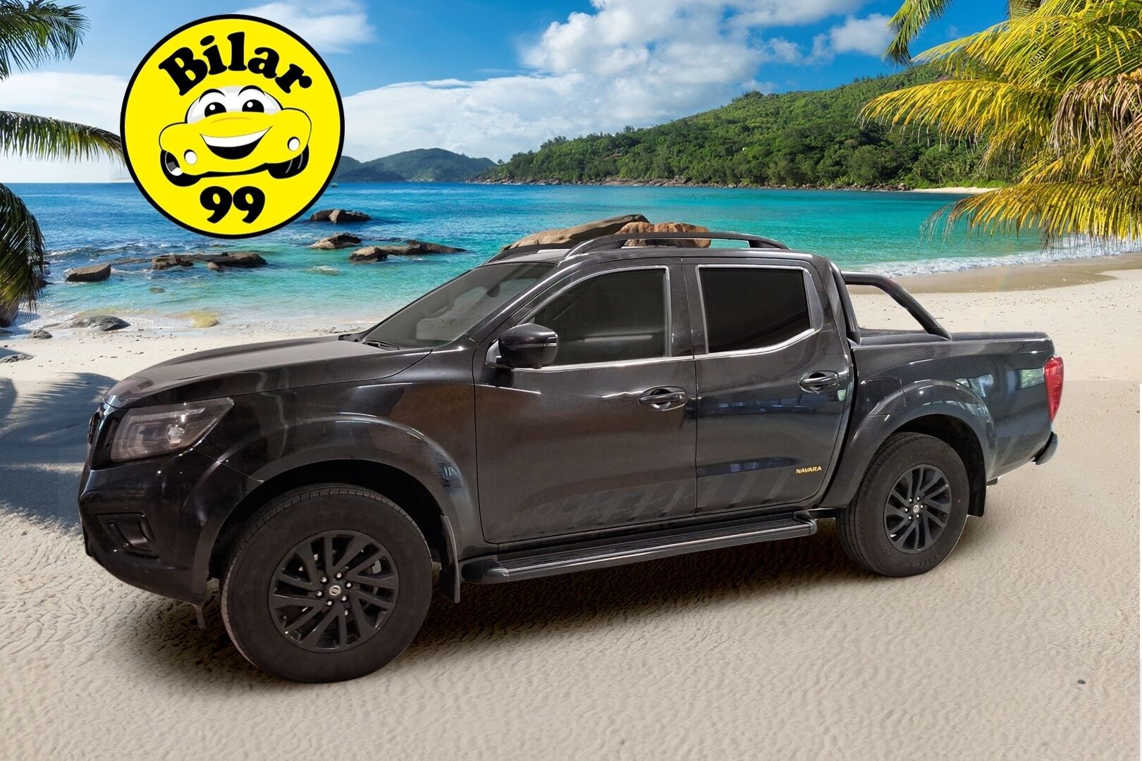 Nissan Navara 2019 Double Cab 2,3 dCi 190hp AT N-Guard, 2 Seats *ALV / 360° / Kattoluukku / KeyLessGo / Nahat / Sähköpenkki / Koukku* - Juuri katsastettu / Hyvin huollettu! / Kahdet renkaat aluvanteilla*