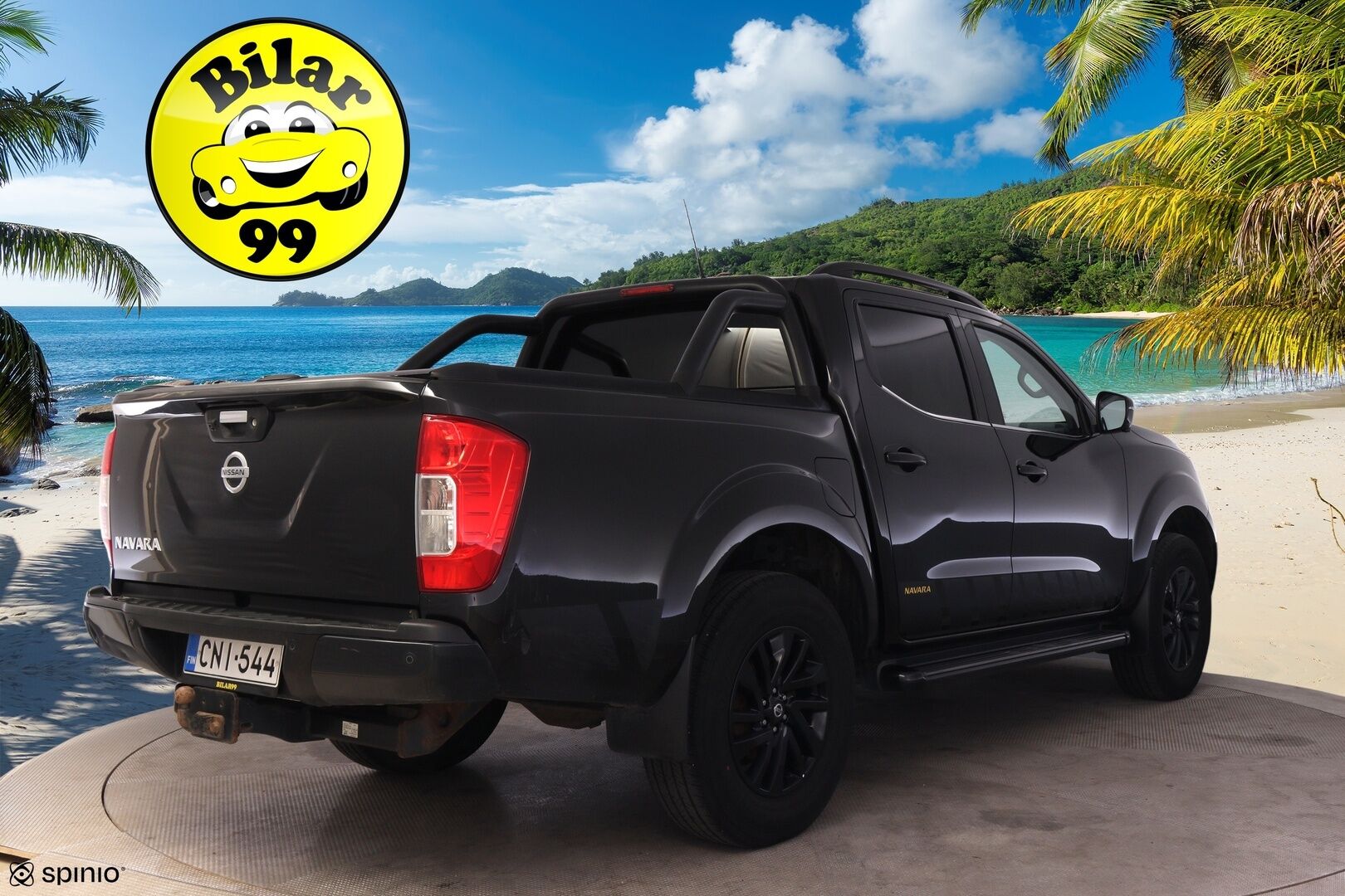Nissan Navara 2019 Double Cab 2,3 dCi 190hp AT N-Guard, 2 Seats *ALV / 360° / Kattoluukku / KeyLessGo / Nahat / Sähköpenkki / Koukku* - Juuri katsastettu / Hyvin huollettu! / Kahdet renkaat aluvanteilla* - Osta nyt, maksa vasta ensi vuonna
