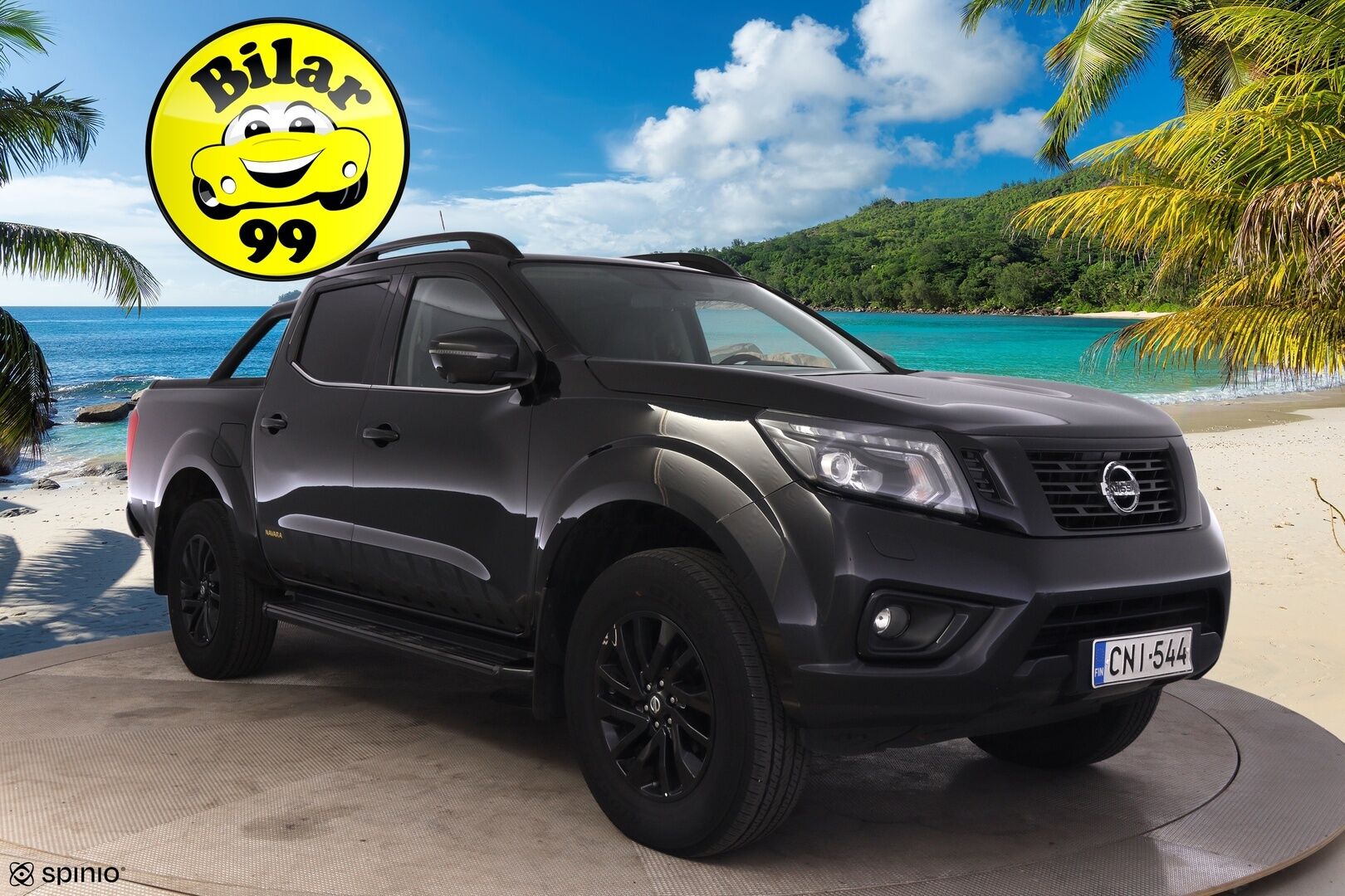 Nissan Navara 2019 Double Cab 2,3 dCi 190hp AT N-Guard, 2 Seats *ALV / 360° / Kattoluukku / KeyLessGo / Nahat / Sähköpenkki / Koukku* - Juuri katsastettu / Hyvin huollettu! / Kahdet renkaat aluvanteilla* - Osta nyt, maksa vasta ensi vuonna