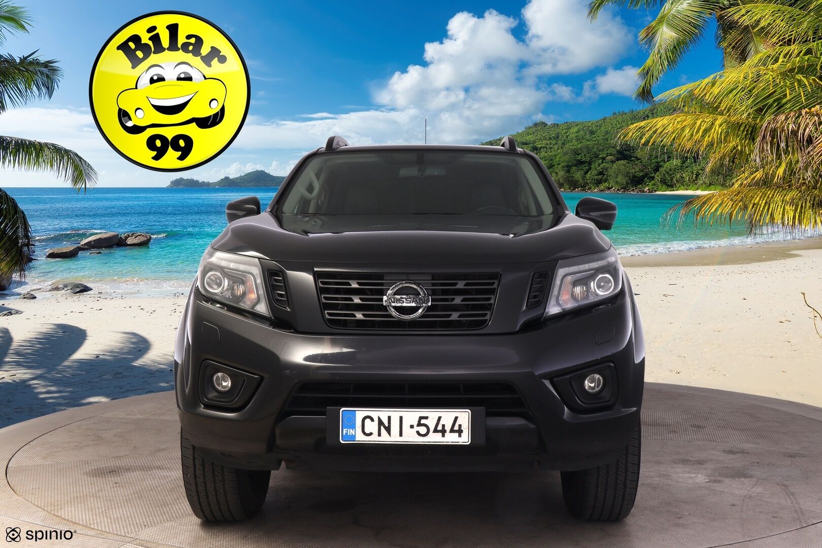 Nissan Navara 2019 Double Cab 2,3 dCi 190hp AT N-Guard, 2 Seats *ALV / 360° / Kattoluukku / KeyLessGo / Nahat / Sähköpenkki / Koukku* - Juuri katsastettu / Hyvin huollettu! / Kahdet renkaat aluvanteilla* - Osta nyt, maksa vasta ensi vuonna