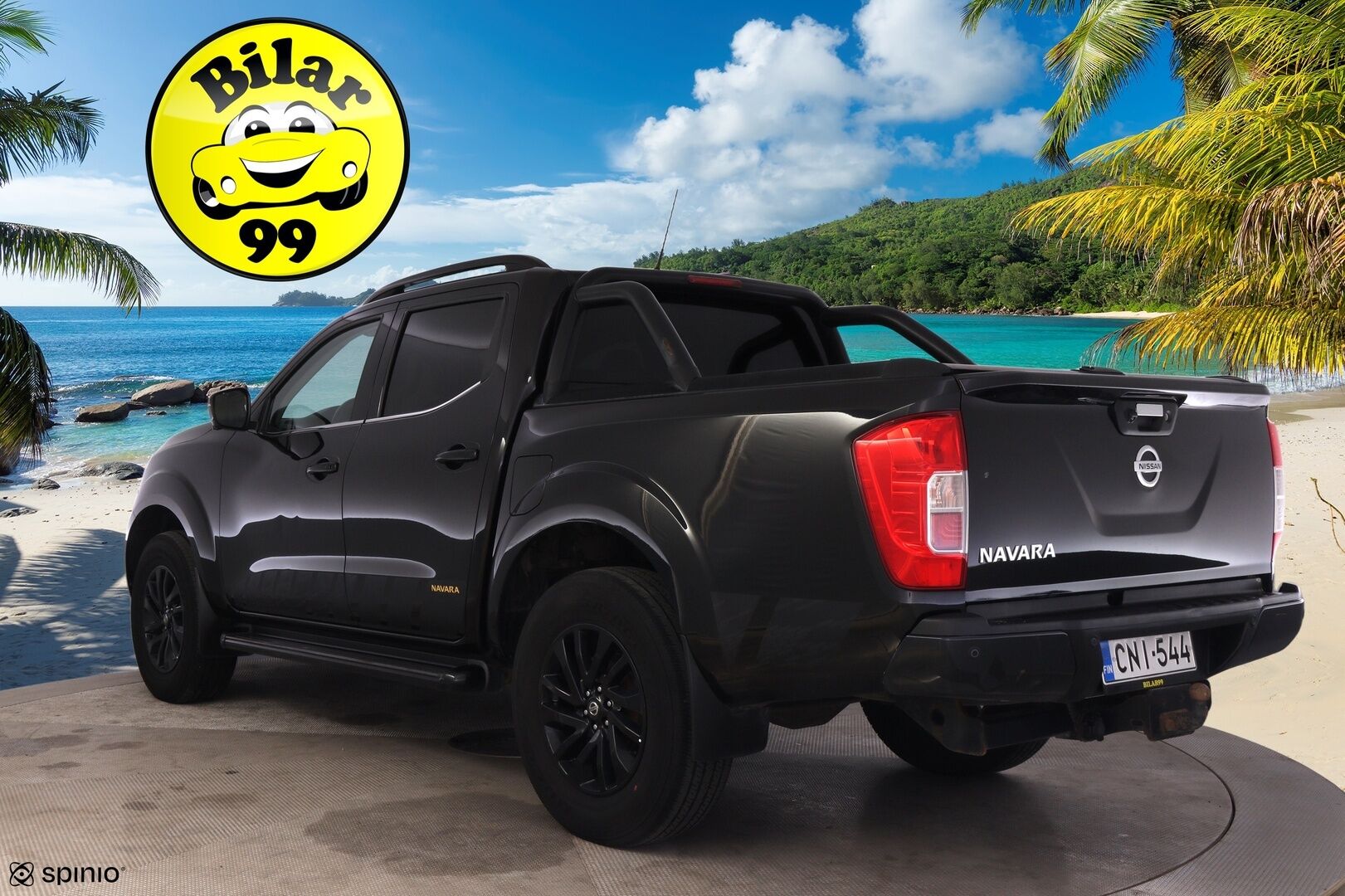 Nissan Navara 2019 Double Cab 2,3 dCi 190hp AT N-Guard, 2 Seats *ALV / 360° / Kattoluukku / KeyLessGo / Nahat / Sähköpenkki / Koukku* - Juuri katsastettu / Hyvin huollettu! / Kahdet renkaat aluvanteilla* - Osta nyt, maksa vasta ensi vuonna