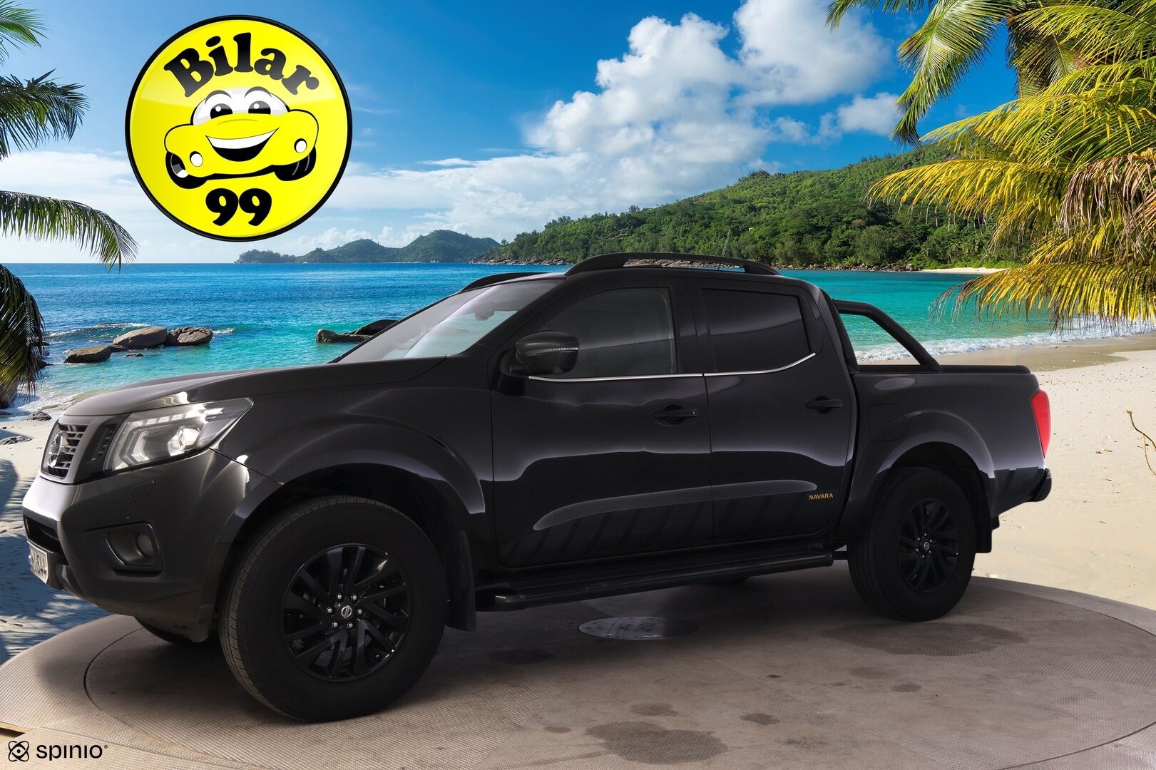 Nissan Navara 2019 Double Cab 2,3 dCi 190hp AT N-Guard, 2 Seats *ALV / 360° / Kattoluukku / KeyLessGo / Nahat / Sähköpenkki / Koukku* - Juuri katsastettu / Hyvin huollettu! / Kahdet renkaat aluvanteilla* - Osta nyt, maksa vasta ensi vuonna