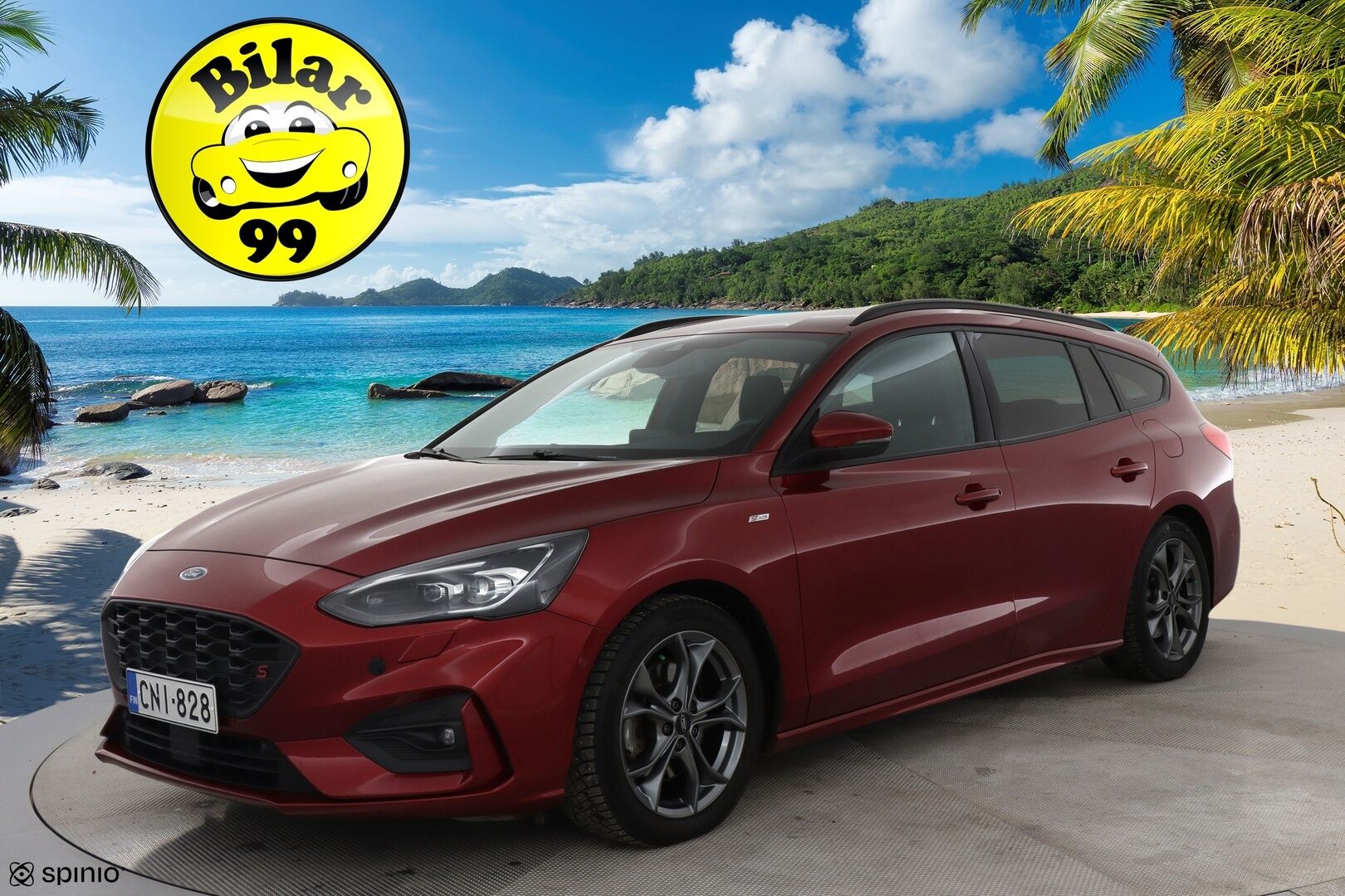 Ford Focus 2019 1,0 EcoBoost 125hv  ST-Line * ACC / Koukku / B&O / P-kamera * - Taloudellinen / B&O / 2xrenkaat - HULLUT AVAJAISHULINAT KORKOTARJOUS 3,29 %