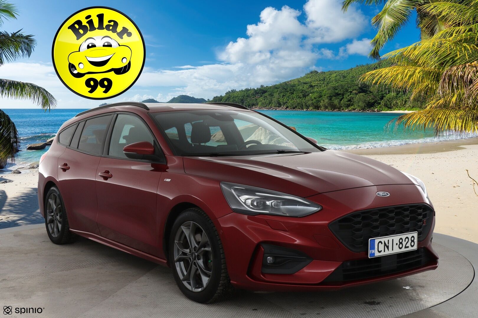 Ford Focus 2019 1,0 EcoBoost 125hv  ST-Line * ACC / Koukku / B&O / P-kamera * - Taloudellinen / B&O / 2xrenkaat - HULLUT AVAJAISHULINAT KORKOTARJOUS 3,29 %