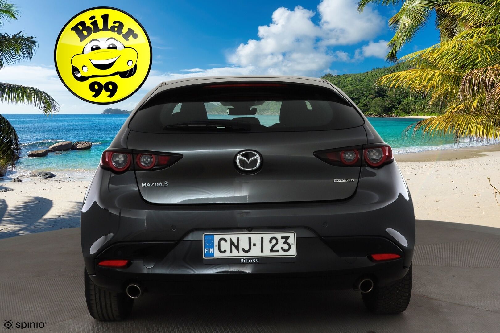 Mazda Mazda3 2020 Hatchback 2,0 (122 hv) SKYACTIV-G Vision Plus Business AT HL2Y * ACC / P.kamera / Lohko+Sisä / Navi * - Suomi-auto / Kahdet renkaat aluvanteilla