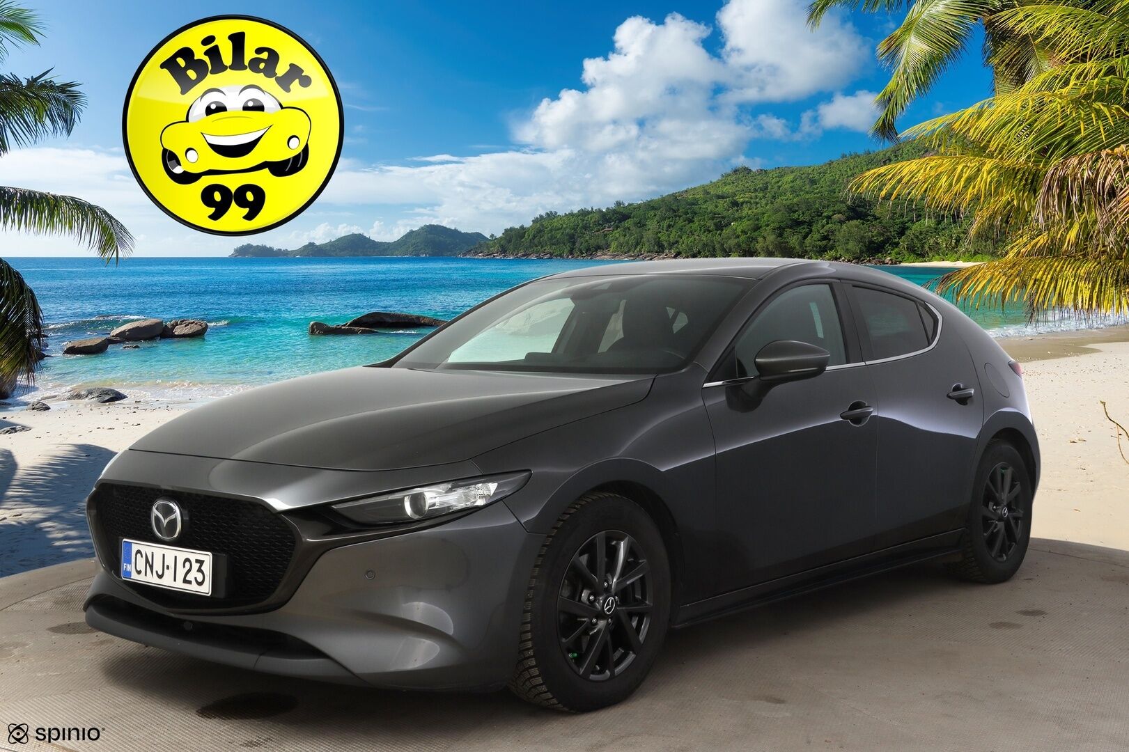 Mazda Mazda3 2020 Hatchback 2,0 (122 hv) SKYACTIV-G Vision Plus Business AT HL2Y * ACC / P.kamera / Lohko+Sisä / Navi * - Suomi-auto / Kahdet renkaat aluvanteilla - HULLUT AVAJAISHULINAT KORKOTARJOUS 3,29 %