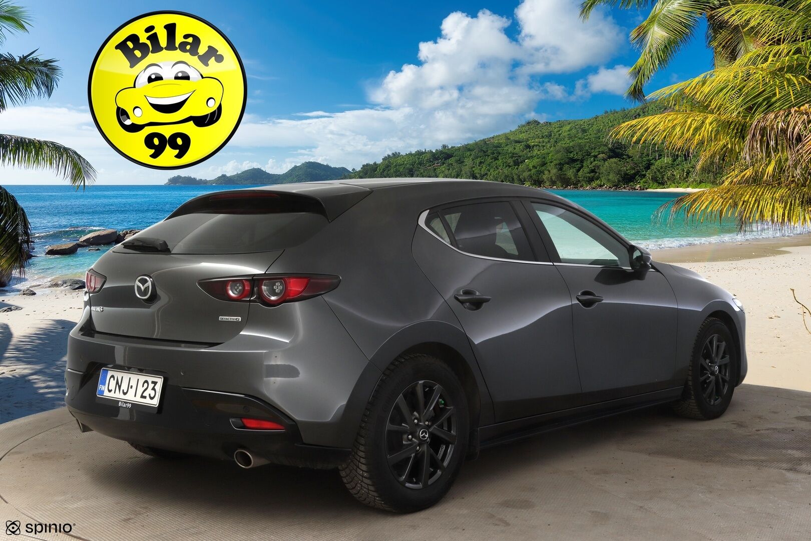 Mazda Mazda3 2020 Hatchback 2,0 (122 hv) SKYACTIV-G Vision Plus Business AT HL2Y * ACC / P.kamera / Lohko+Sisä / Navi * - Suomi-auto / Kahdet renkaat aluvanteilla - HULLUT AVAJAISHULINAT KORKOTARJOUS 3,29 %